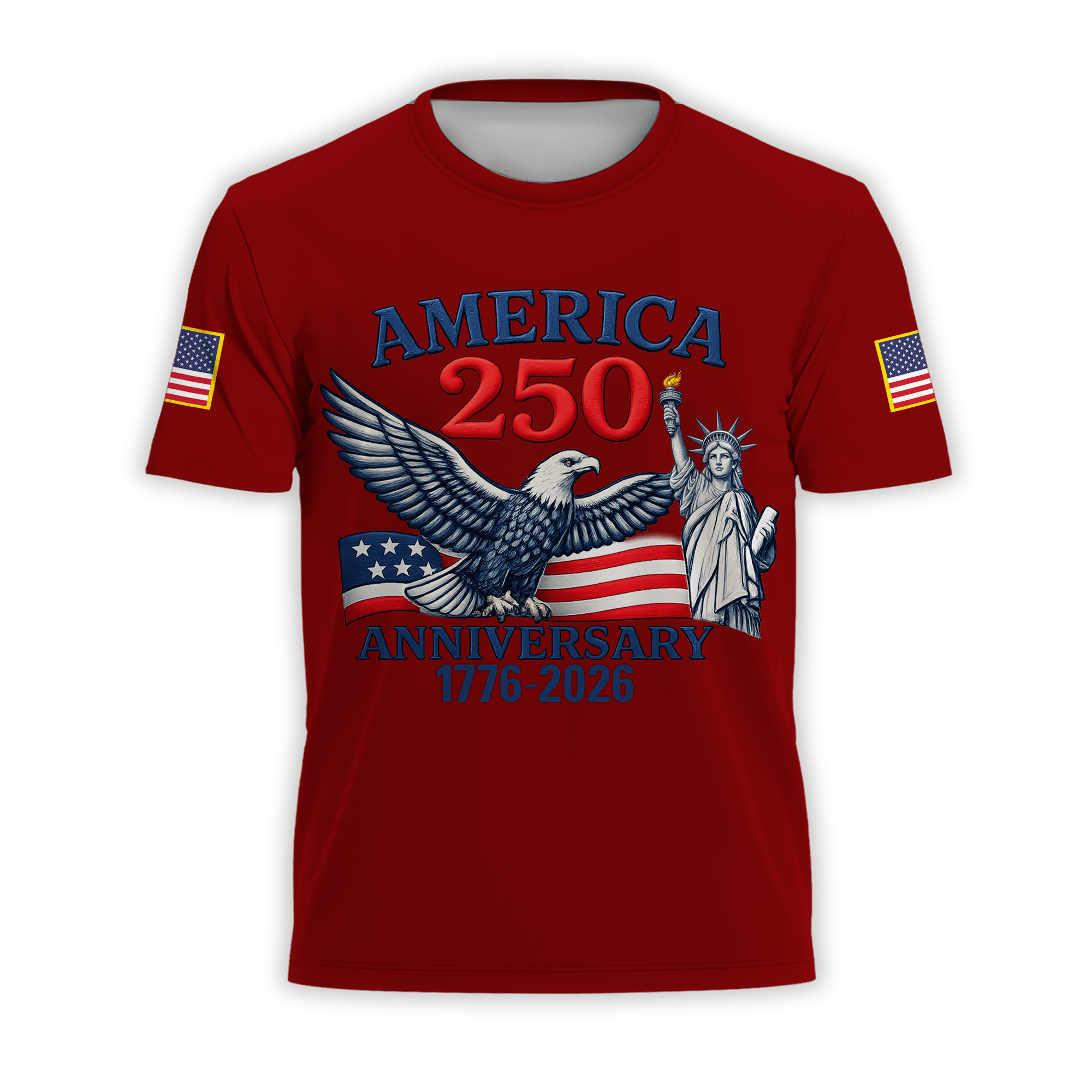 Premium America 250th Anniversary T-Shirt VPVC930802, America 250th T-Shirt, America 250th Birthday, Gifts For US Veteran, Gifts For Independence Day, Veterans Day