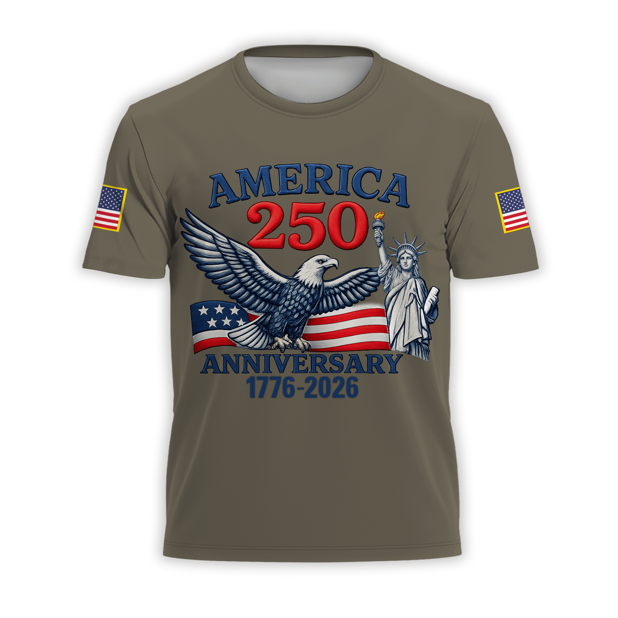 Premium America 250th Anniversary T-Shirt VPVC930803, America 250th T-Shirt, America 250th Birthday, Gifts For US Veteran, Gifts For Independence Day, Veterans Day