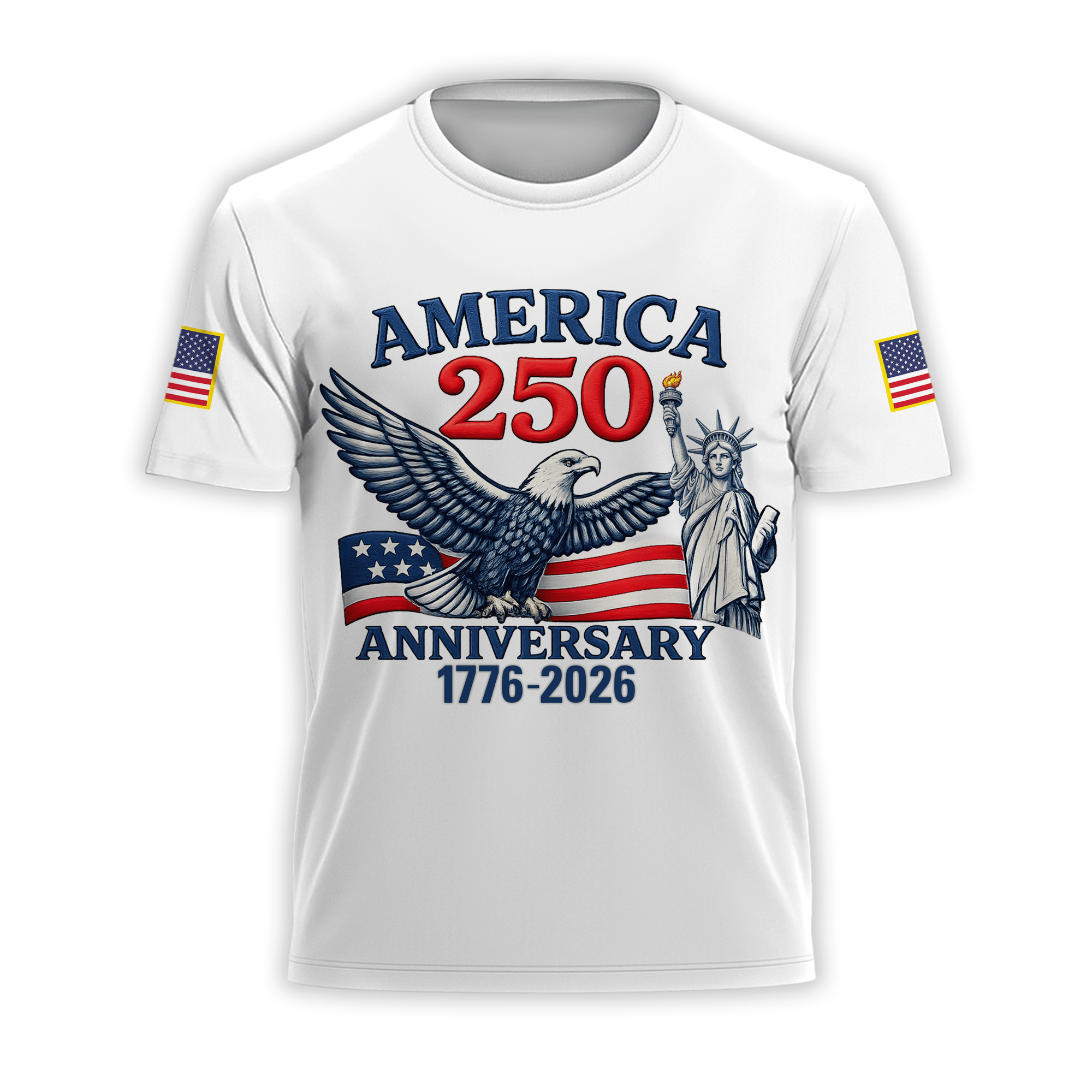 Premium America 250th Anniversary T-Shirt VPVC930804, America 250th T-Shirt, America 250th Birthday, Gifts For US Veteran, Gifts For Independence Day, Veterans Day