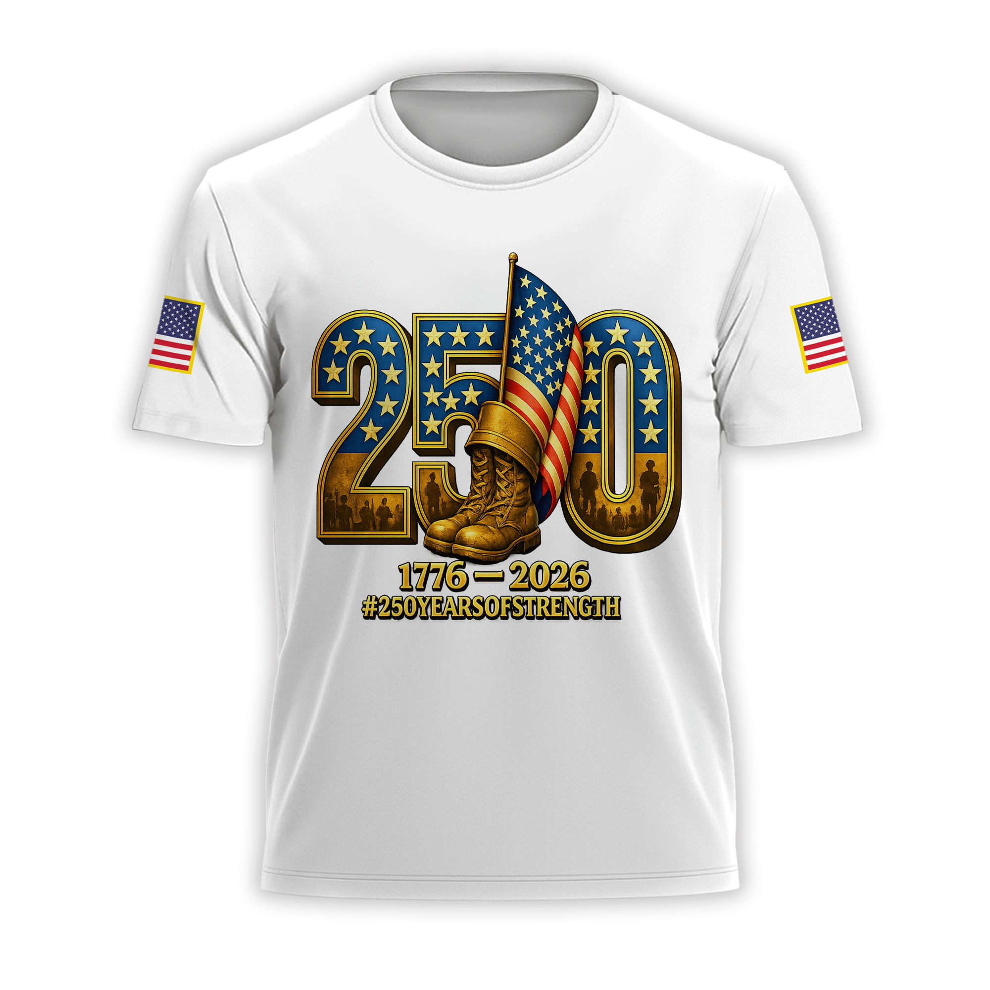 Premium America 250th Anniversary T-Shirt VPVC930810, America 250th T-Shirt, America 250th Birthday, Gifts For US Veteran, Gifts For Independence Day, Veterans Day