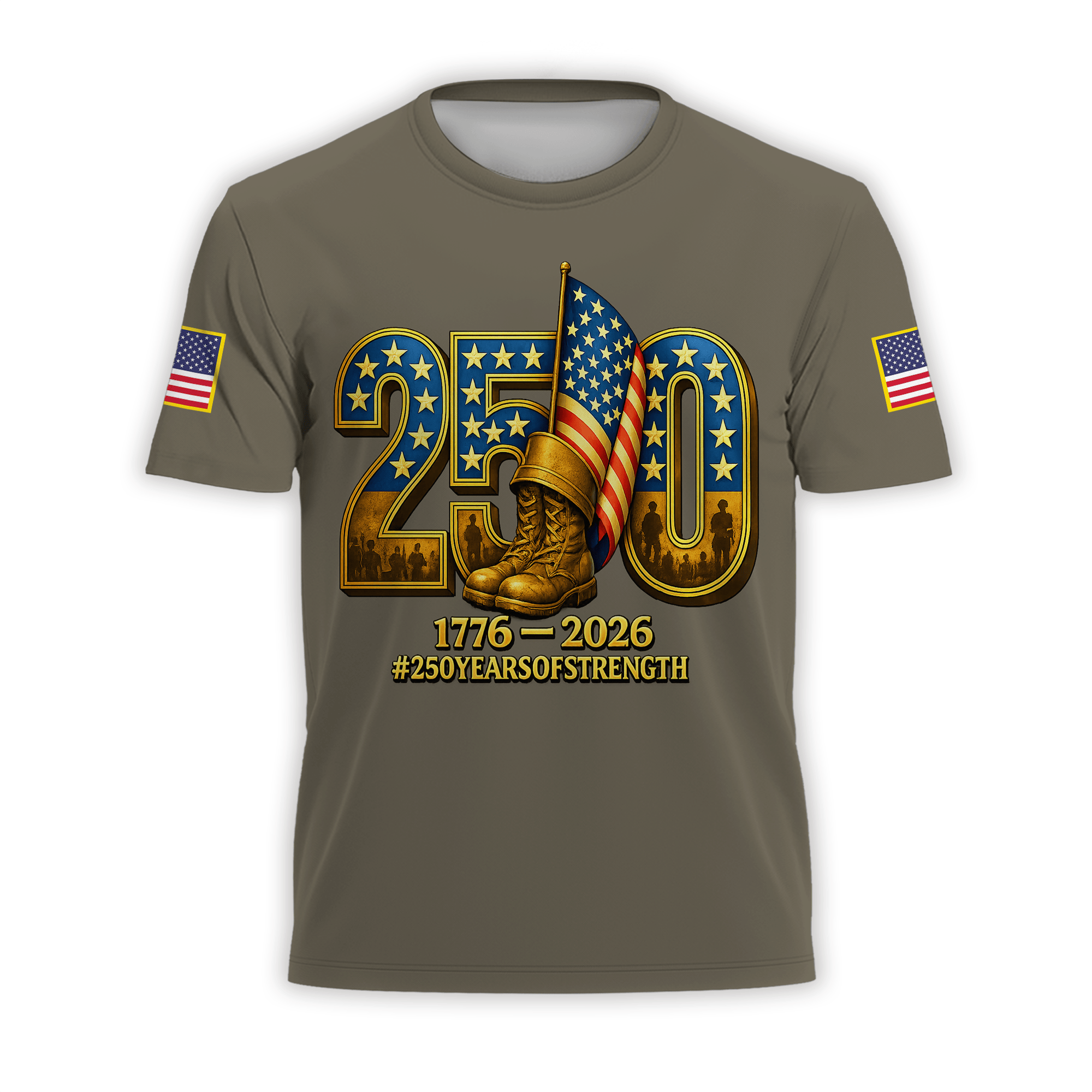 Premium America 250th Anniversary T-Shirt VPVC930811, America 250th T-Shirt, America 250th Birthday, Gifts For US Veteran, Gifts For Independence Day, Veterans Day