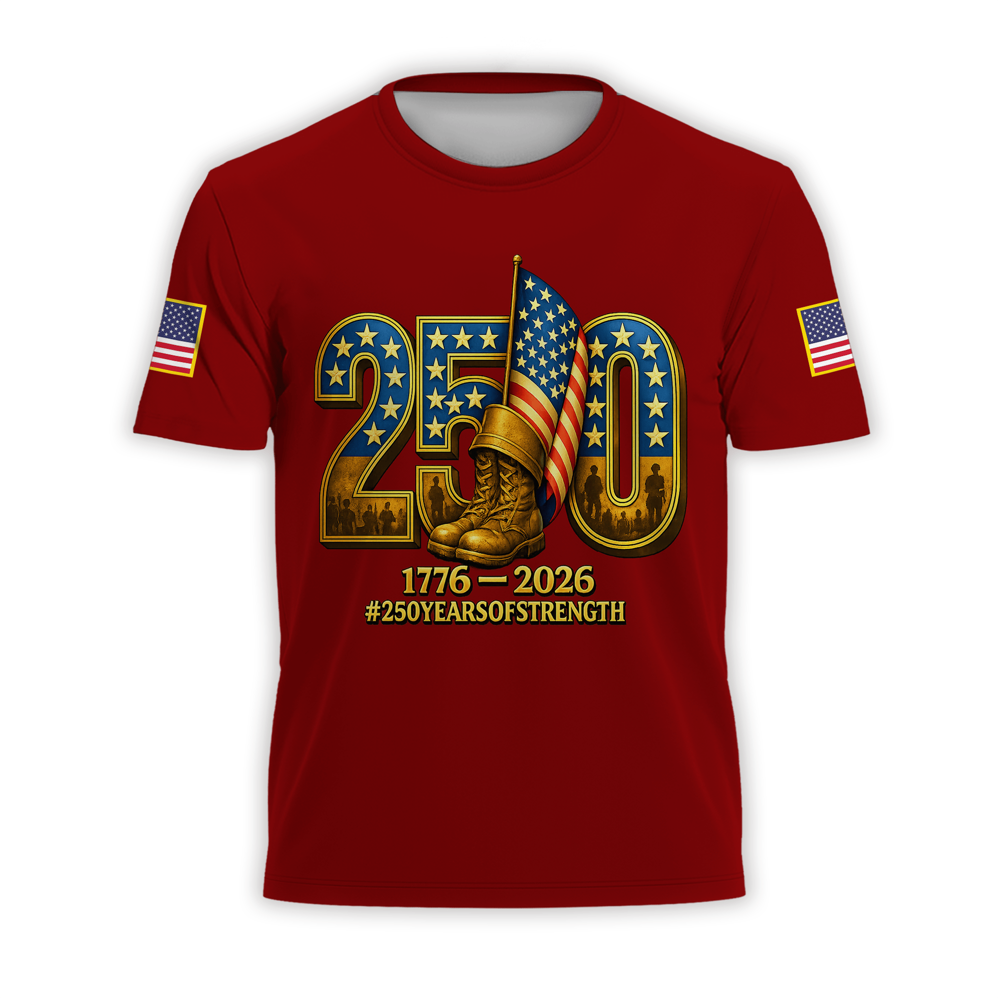 Premium America 250th Anniversary T-Shirt VPVC930812, America 250th T-Shirt, America 250th Birthday, Gifts For US Veteran, Gifts For Independence Day, Veterans Day