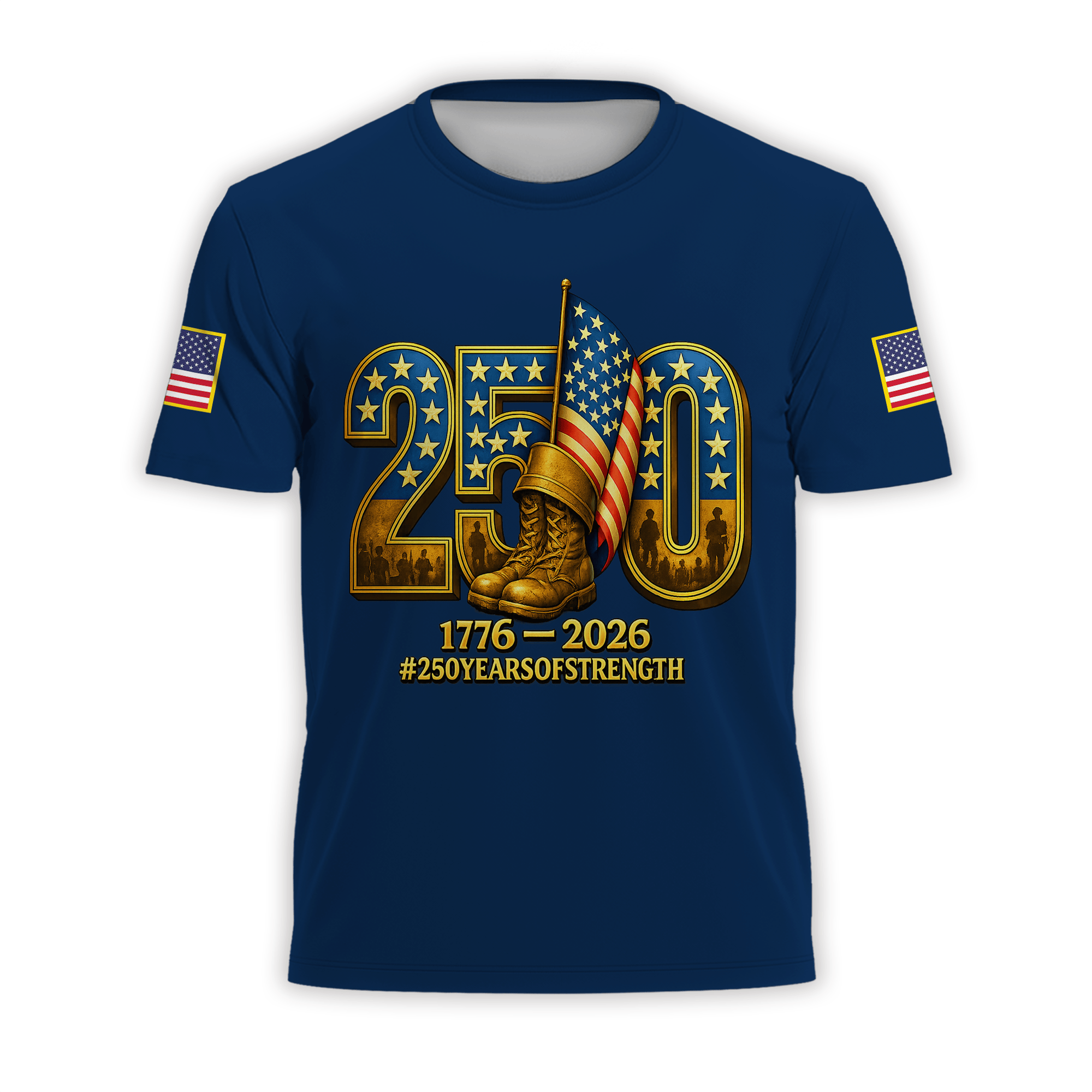 Premium America 250th Anniversary T-Shirt VPVC930813, America 250th T-Shirt, America 250th Birthday, Gifts For US Veteran, Gifts For Independence Day, Veterans Day
