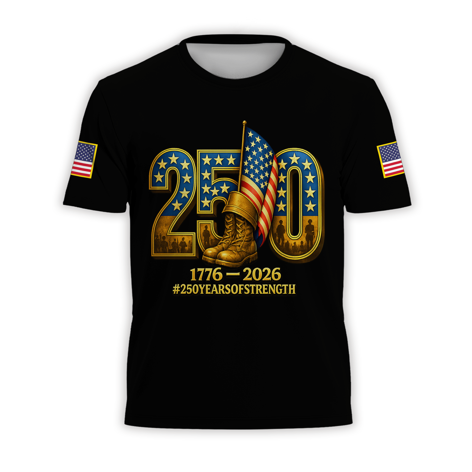Premium America 250th Anniversary T-Shirt VPVC930815, America 250th T-Shirt, America 250th Birthday, Gifts For US Veteran, Gifts For Independence Day, Veterans Day