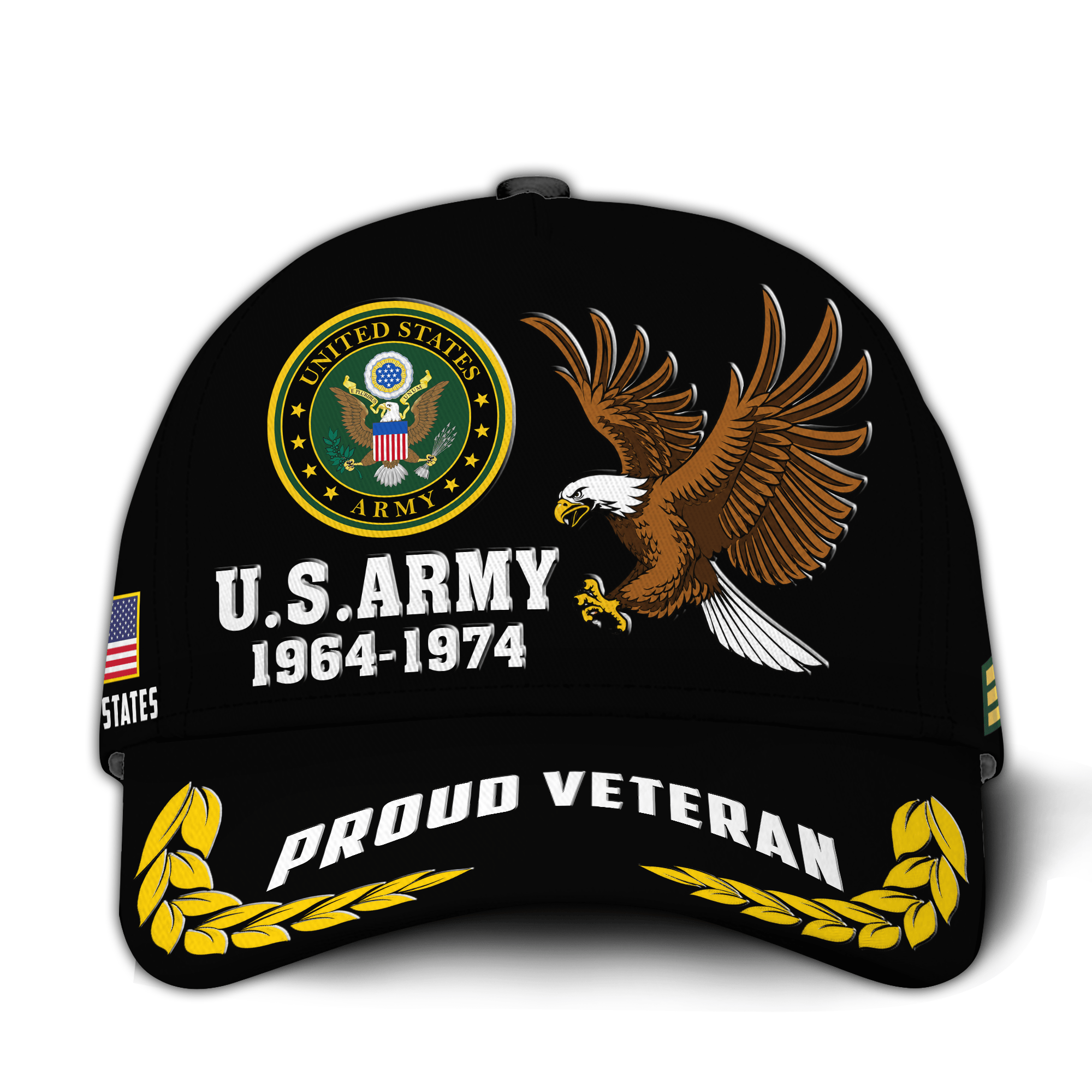 Premium Custom US Army Veteran Hat VPVC020921, Cap For Army Veterans, Gifts For Veterans Day, Father’s Day