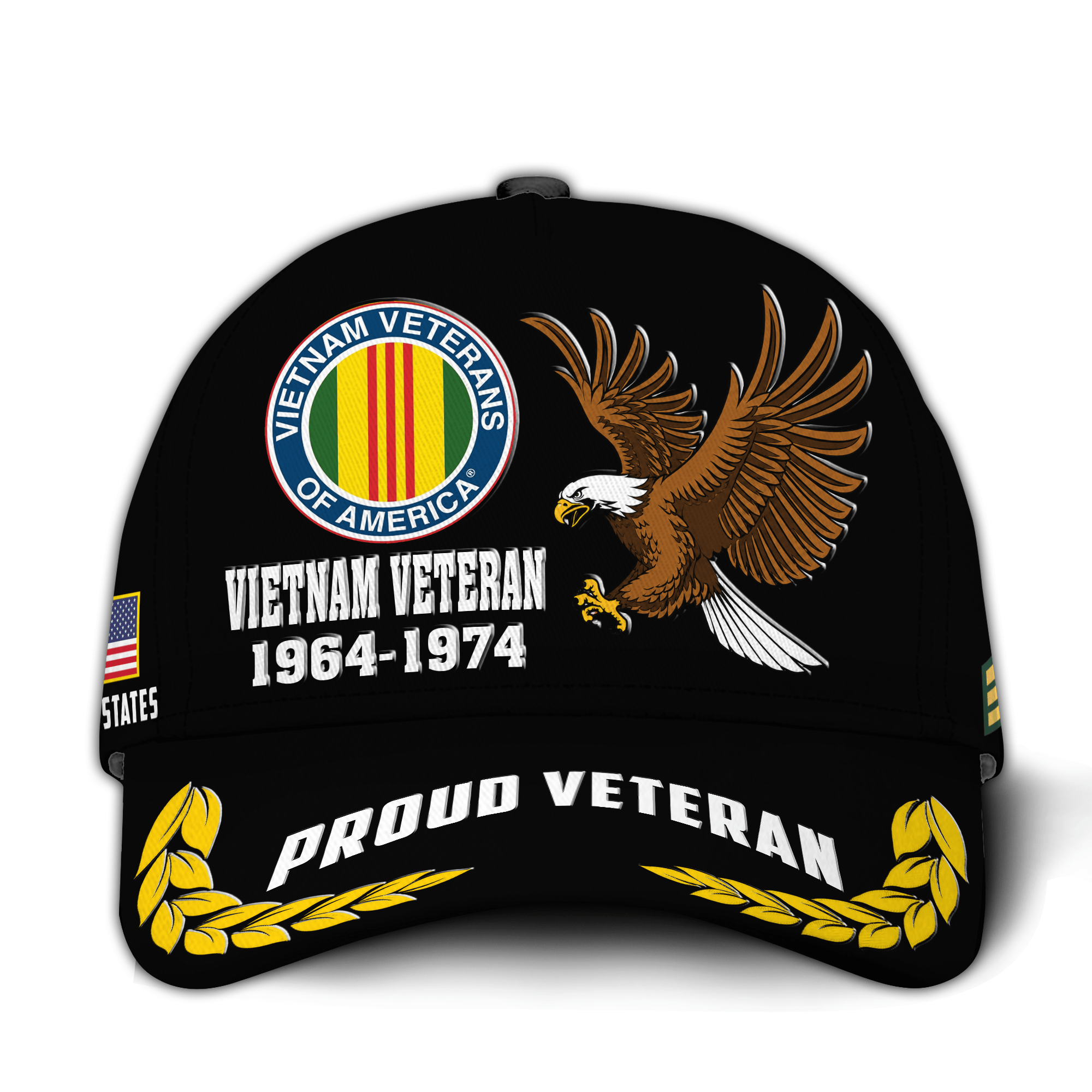 Premium Custom Vietnam Veteran Hat VPVC020926, Cap For Vietnam Veterans, Gifts For Veterans Day, Father’s Day