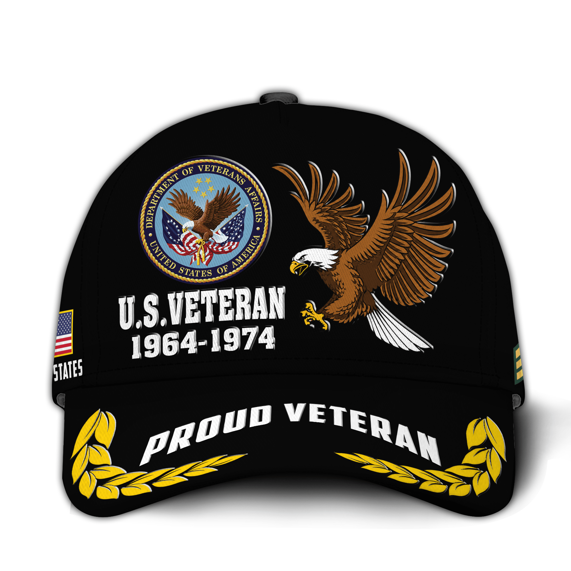 Premium Custom US Veteran Hat VPVC020927, Cap For US Veterans, Gifts For Veterans Day, Father’s Day