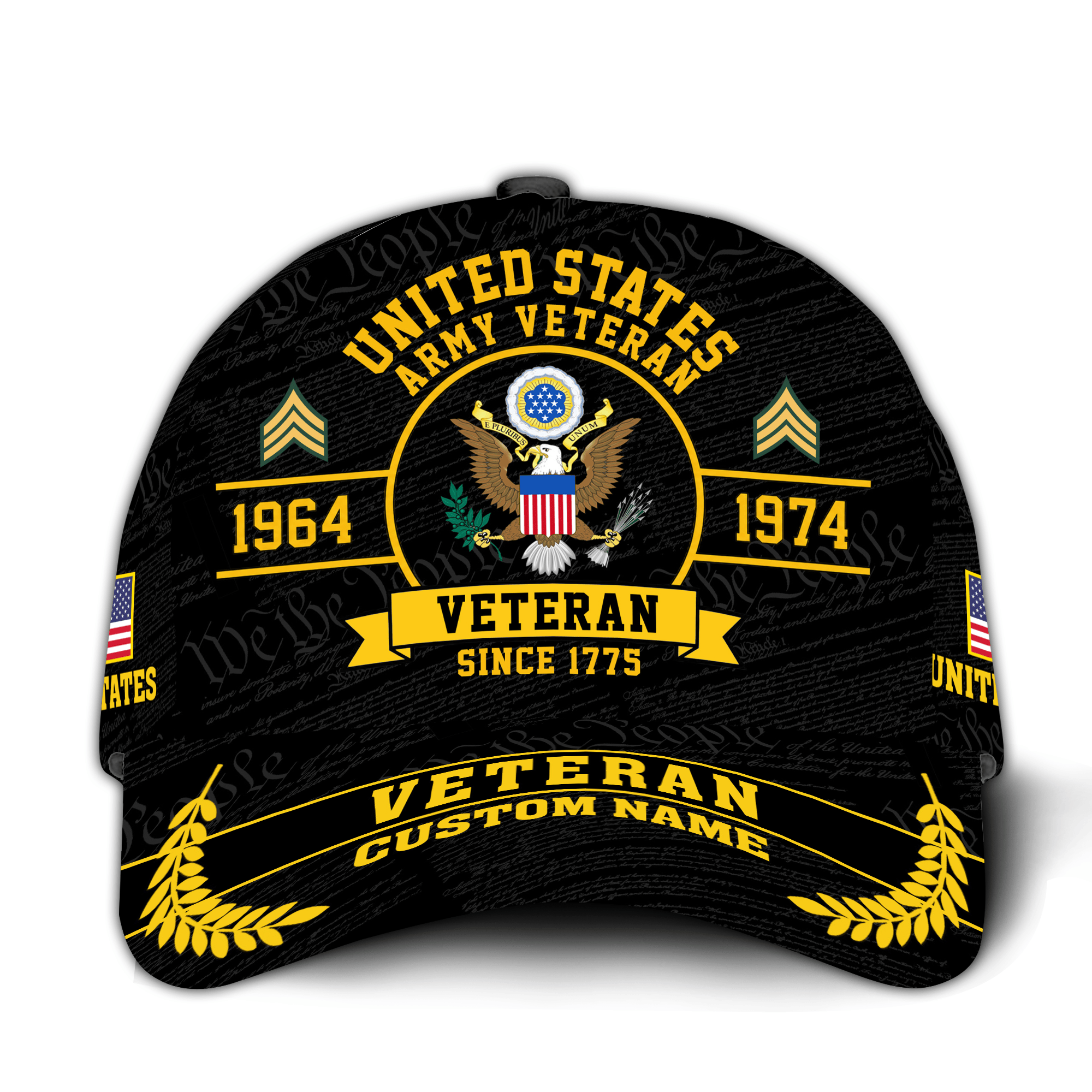 Premium Custom US Army Veteran Hat VPVC020931, Cap For Army Veterans, Gifts For Veterans Day, Father’s Day