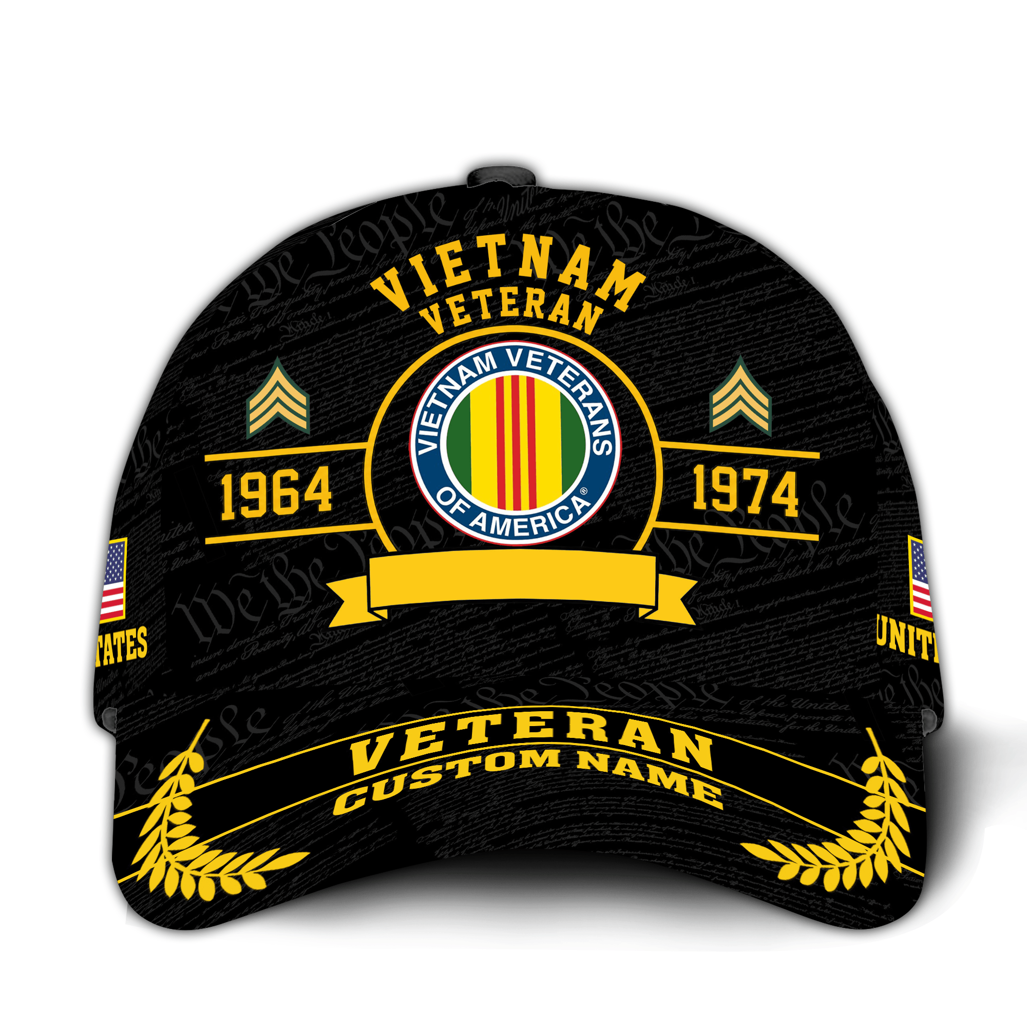 Premium Custom Vietnam Veteran Hat VPVC020936, Cap For Vietnam Veterans, Gifts For Veterans Day, Father’s Day
