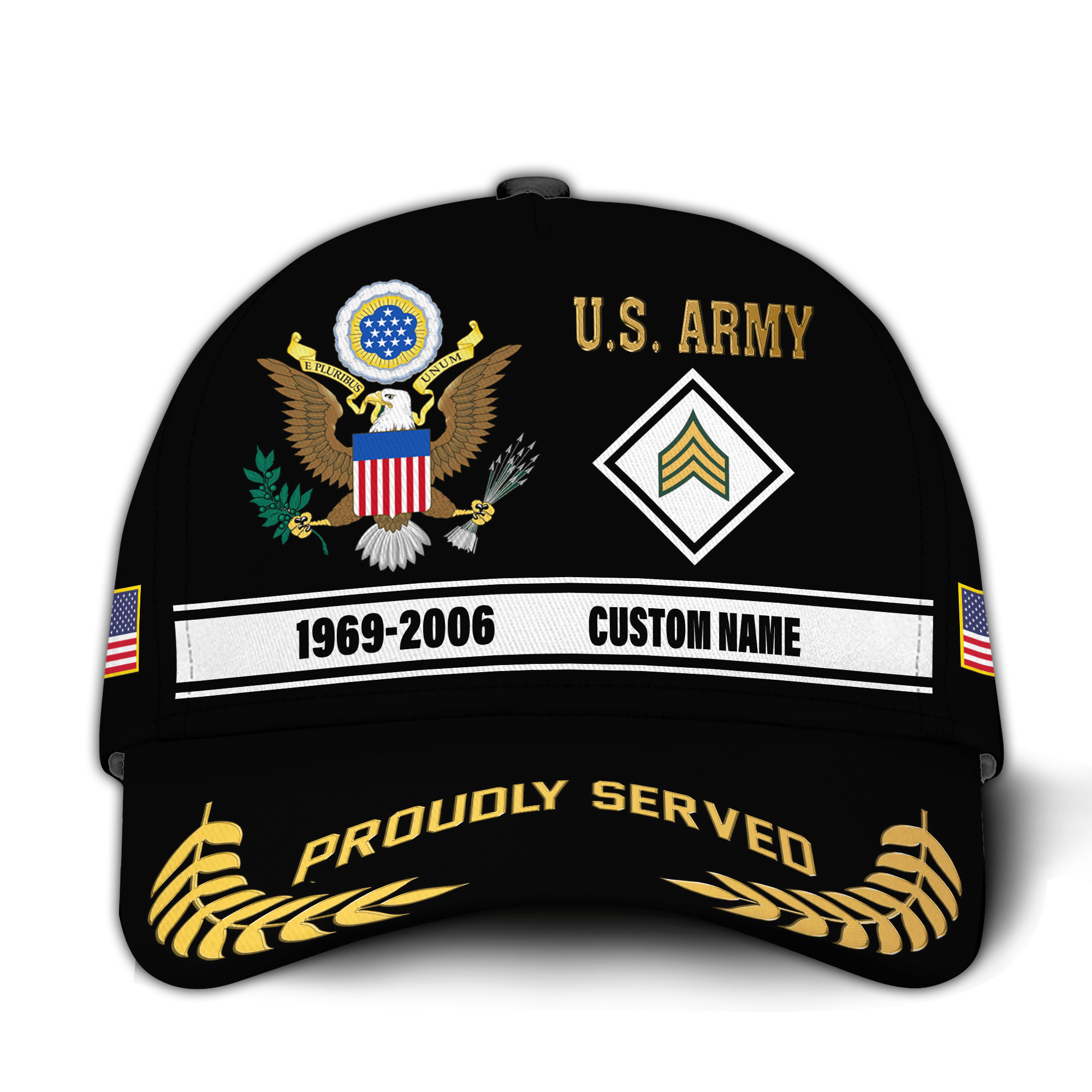 Premium Custom US Army Veteran Hat VPVC020951, Cap For Army Veterans, Gifts For Veterans Day, Father’s Day
