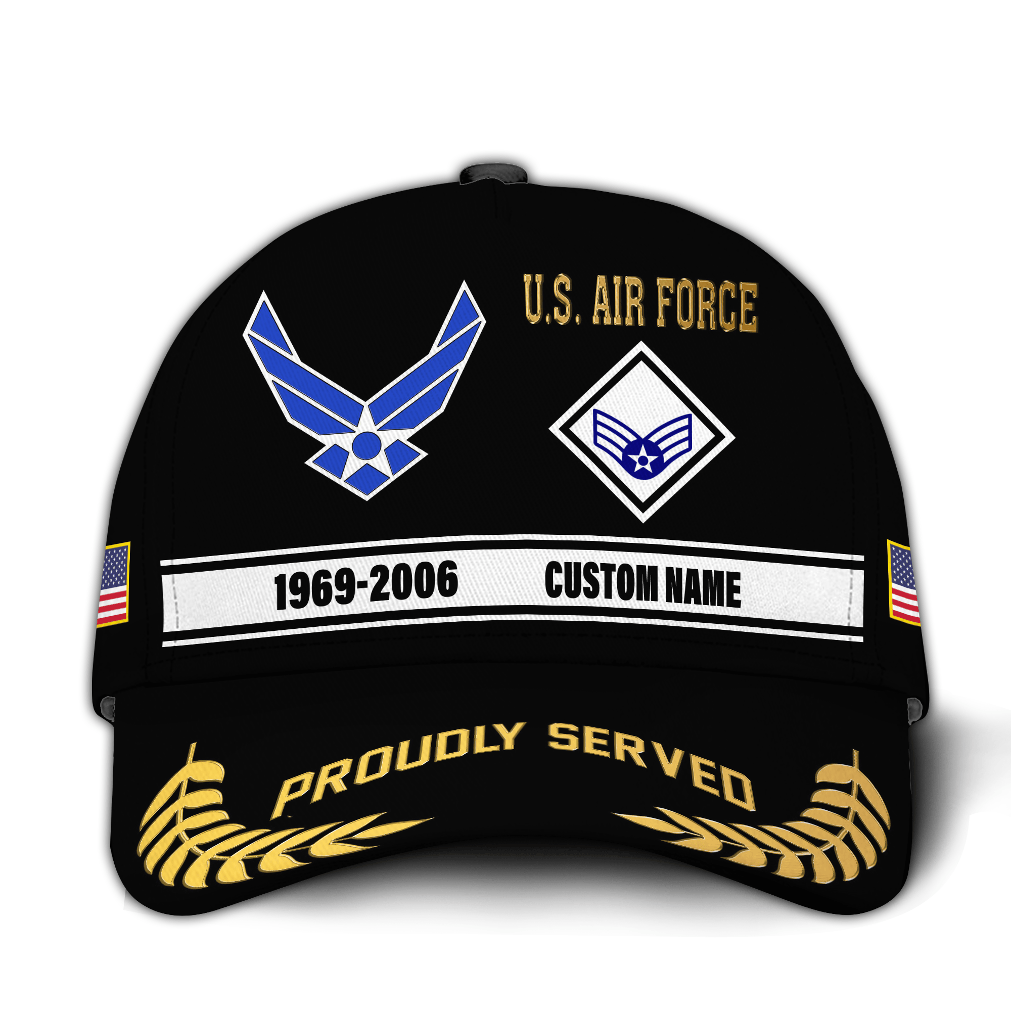 Premium Custom USAF Veteran Hat VPVC020954, Cap For Air Force Veterans, Gifts For Veterans Day, Father’s Day