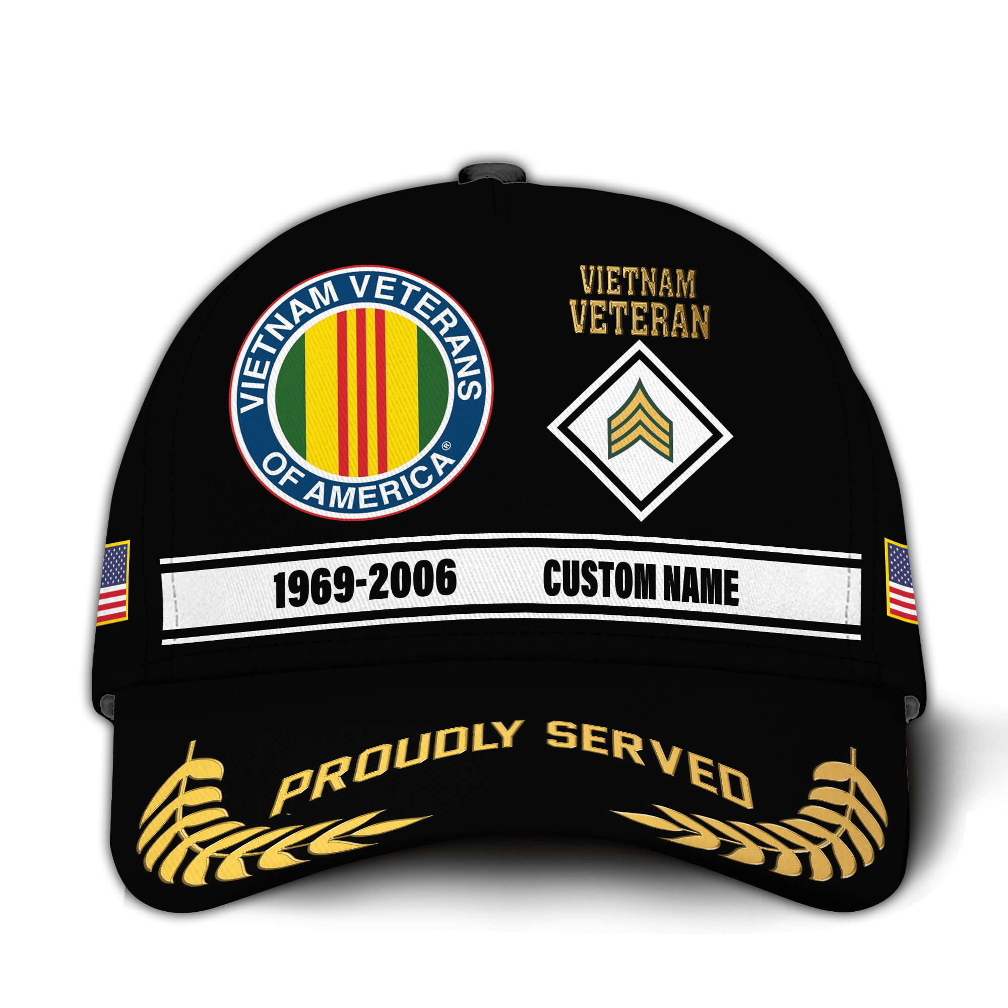 Premium Custom Vietnam Veteran Hat VPVC020956, Cap For Vietnam Veterans, Gifts For Veterans Day, Father’s Day