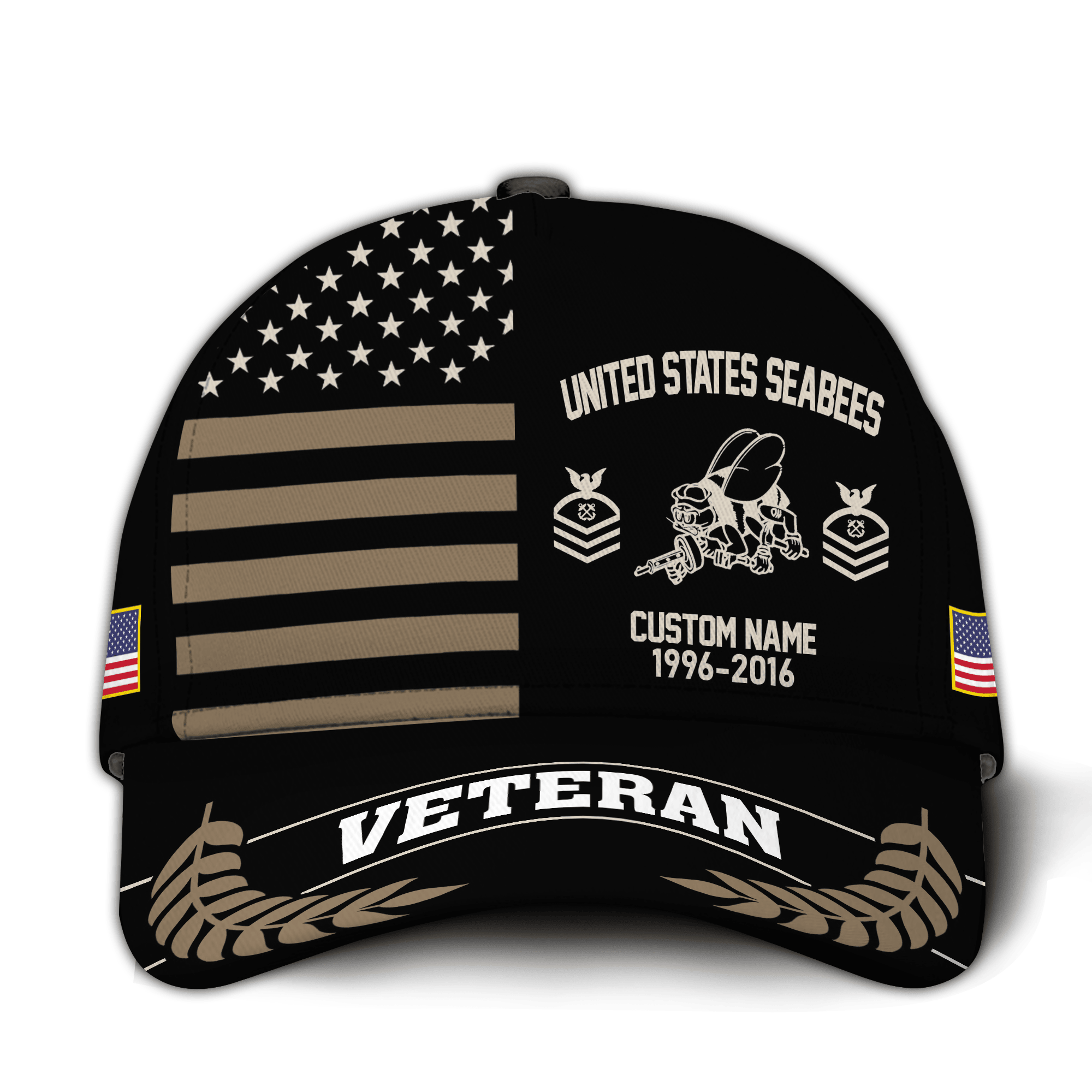 Premium Custom US Seabees Veteran Hat VPVC020989, Cap For Seabees Veteran, Gifts For Veterans Day, Father’s Day