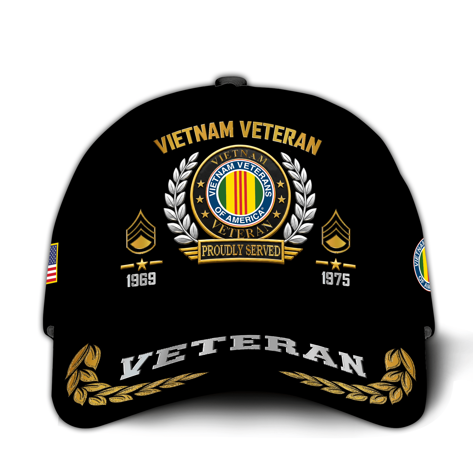 Premium Custom Vietnam Veteran Hat VPVC021026, Cap For Vietnam Veterans, Gifts For Veterans Day, Father’s Day