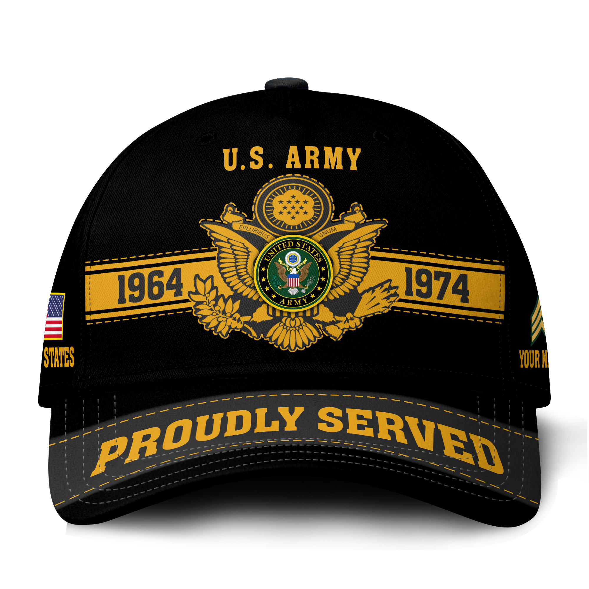Premium Custom US Army Veteran Hat VPVC021041, Cap For Army Veterans, Gifts For Veterans Day, Father’s Day