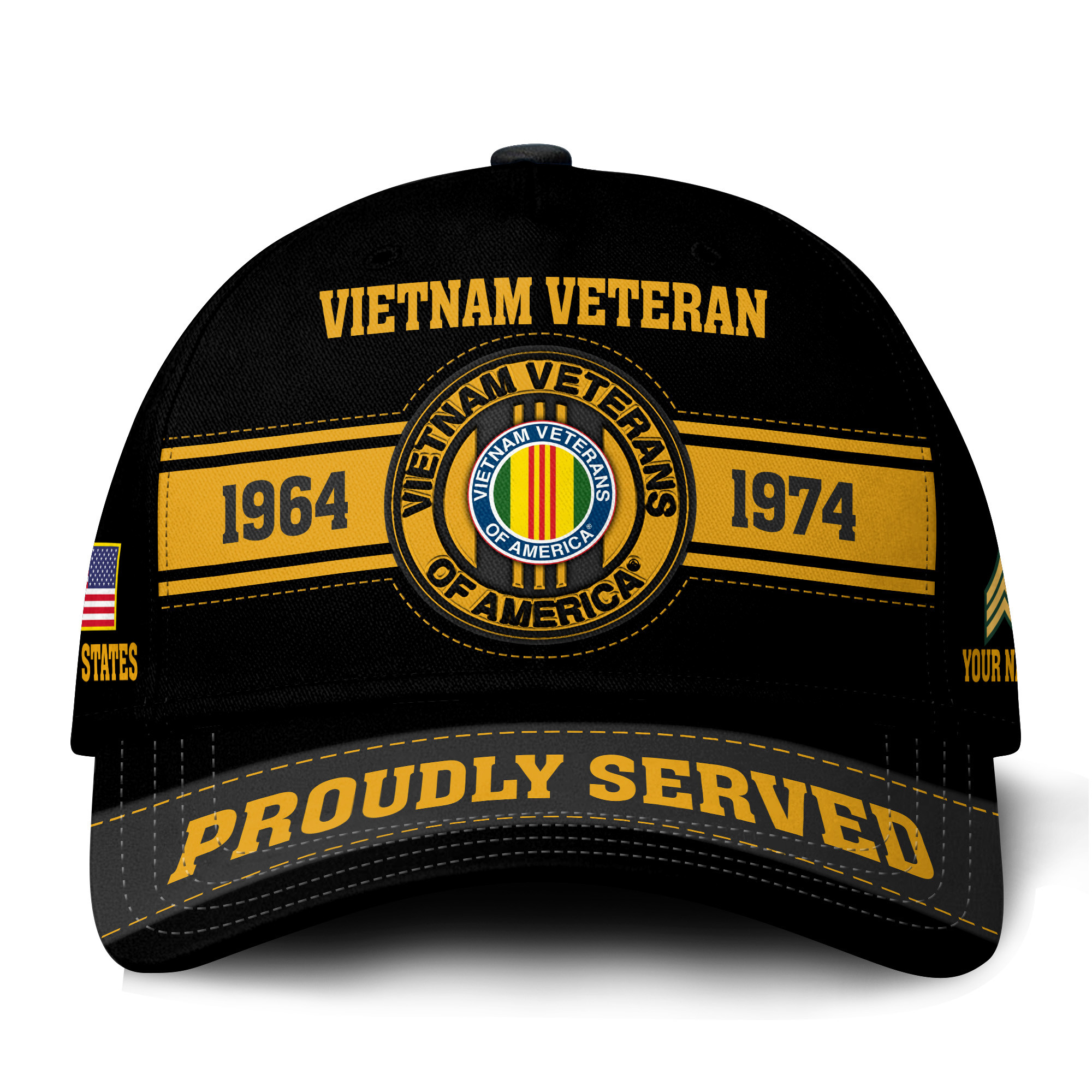 Premium Custom Vietnam Veteran Hat VPVC021046, Cap For Vietnam Veterans, Gifts For Veterans Day, Father’s Day