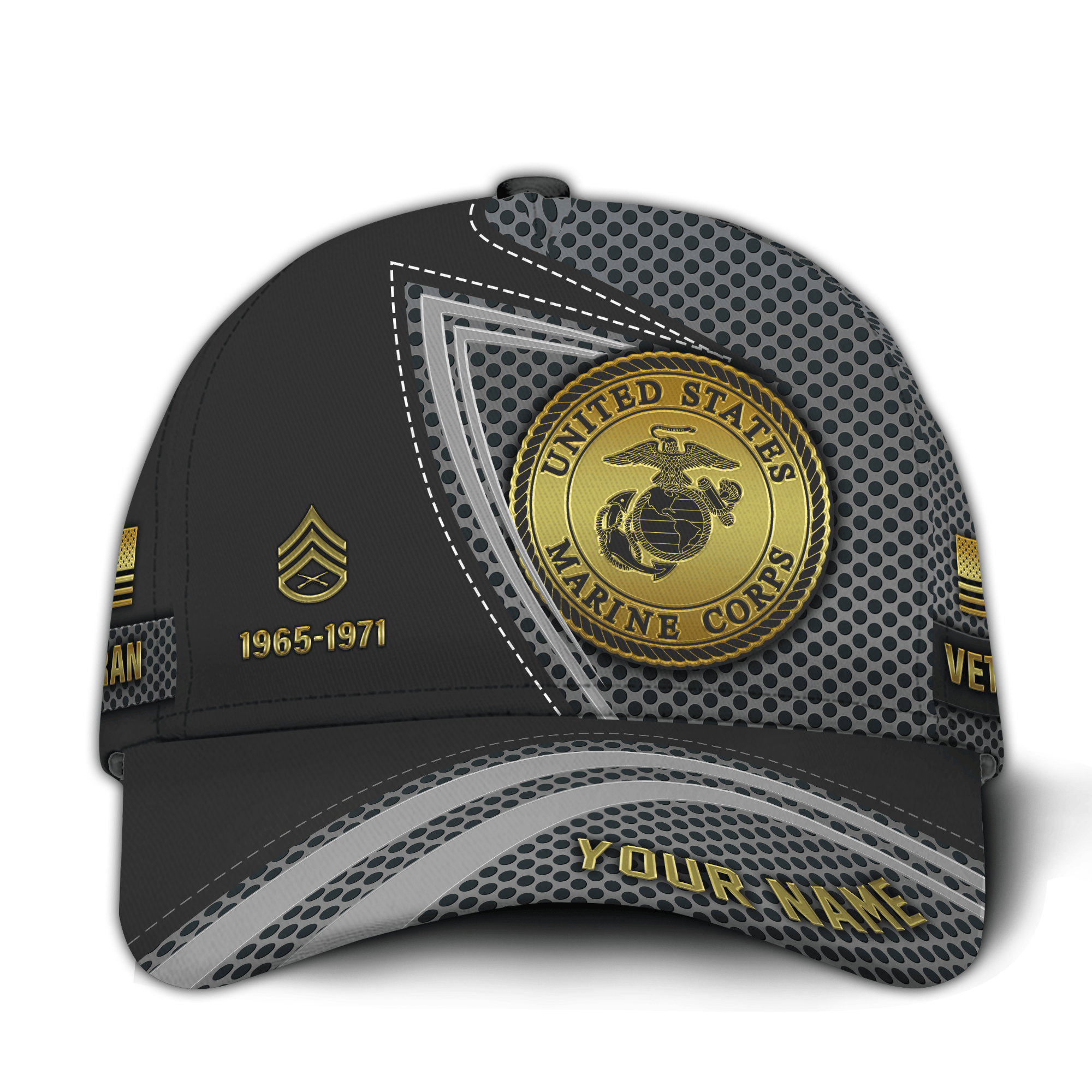 Premium Custom USMC Veteran Hat VPVC021053, Cap For Marine Veterans, Gifts For Veterans Day, Father’s Day