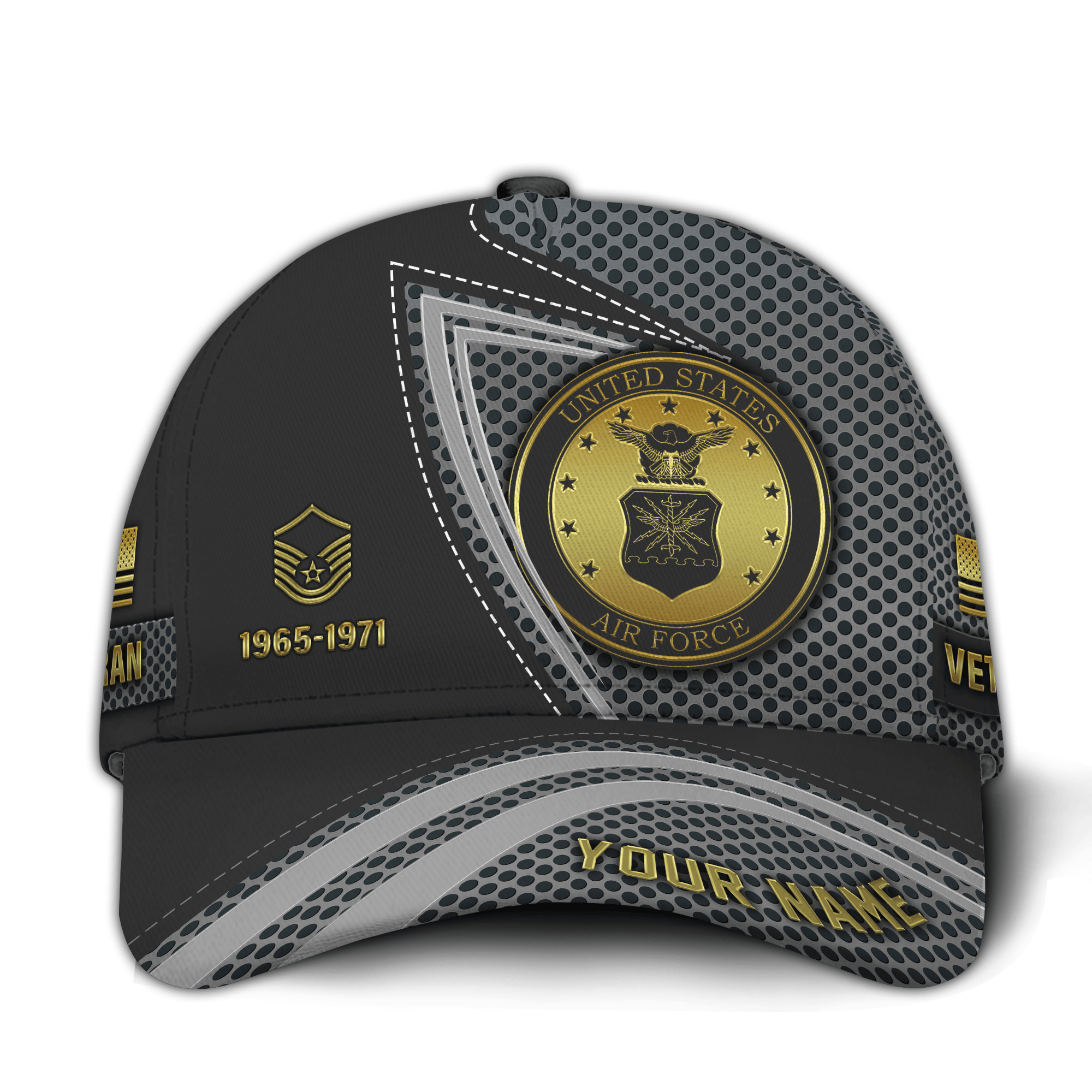 Premium Custom USAF Veteran Hat VPVC021054, Cap For Air Force Veterans, Gifts For Veterans Day, Father’s Day
