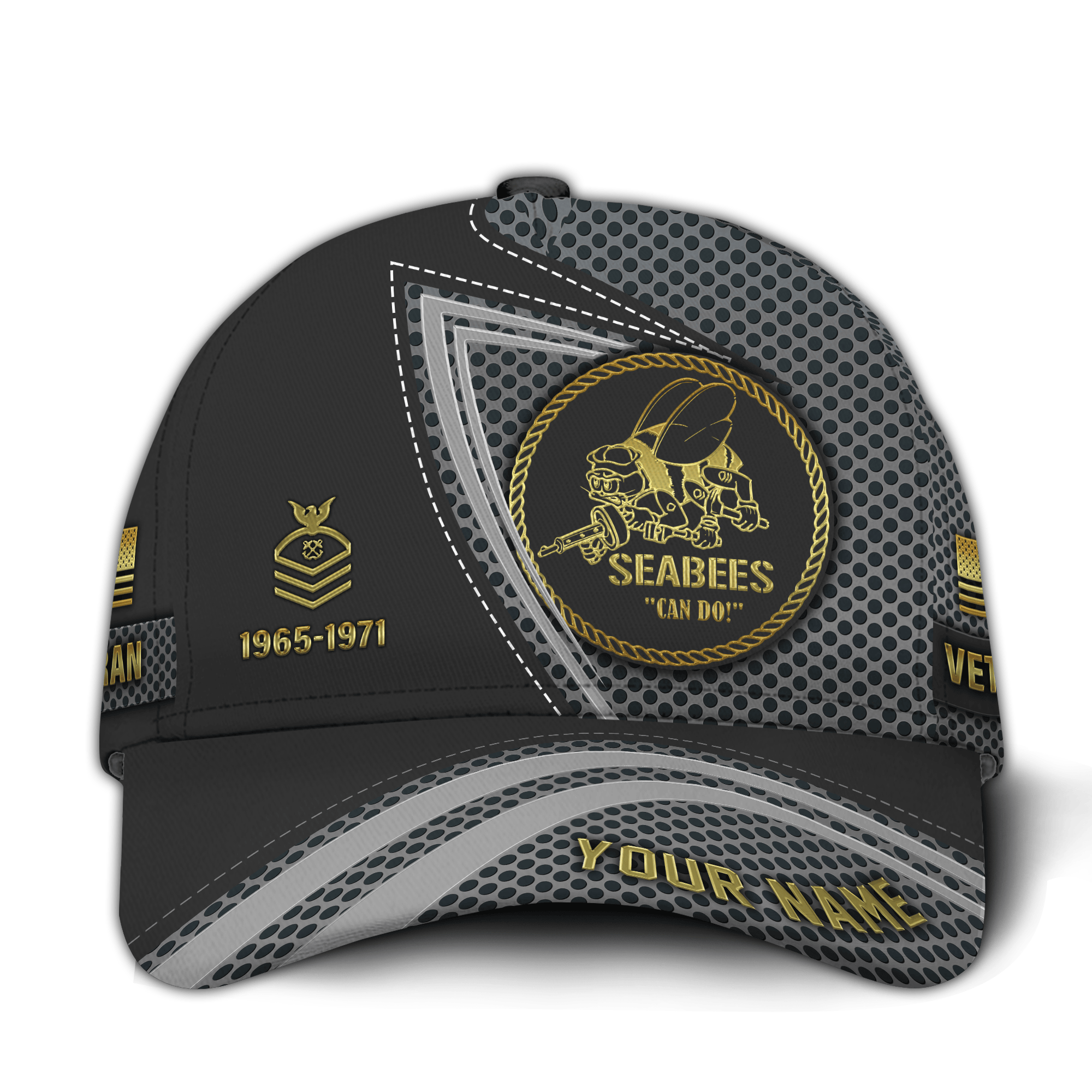 Premium Custom US Seabees Veteran Hat VPVC021059, Cap For Seabees Veteran, Gifts For Veterans Day, Father’s Day