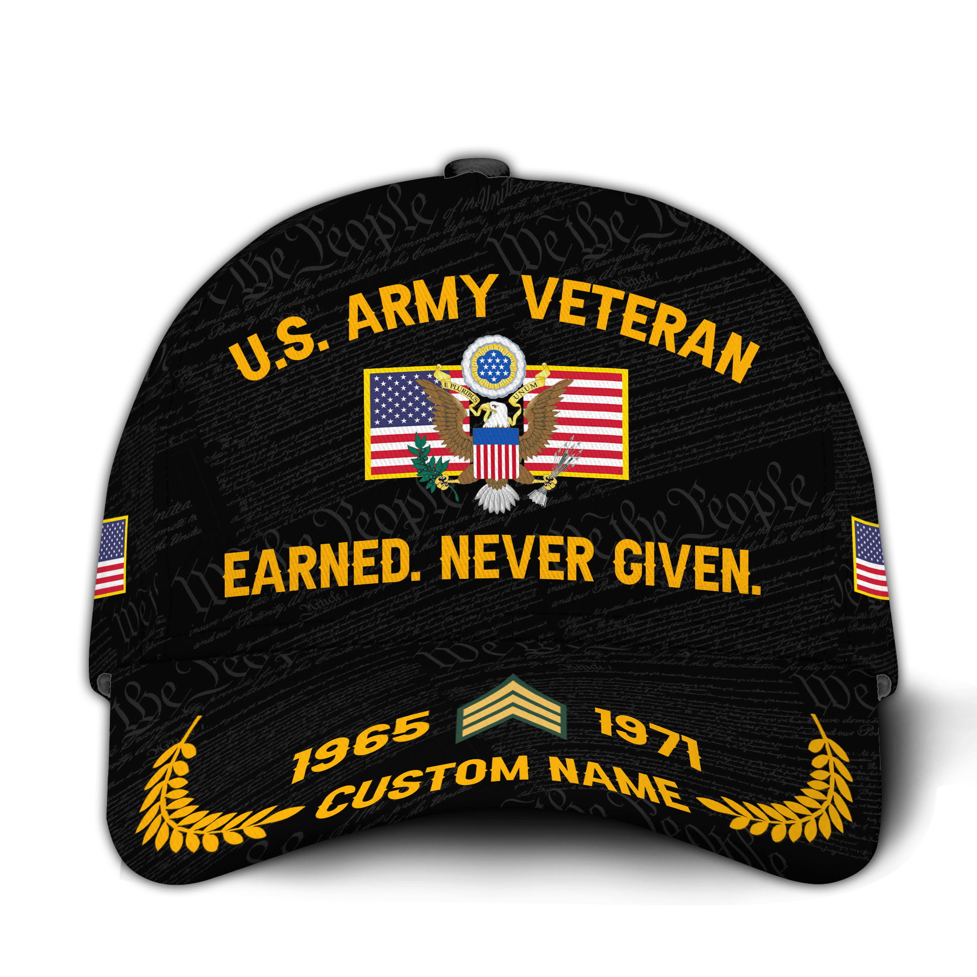 Premium Custom US Army Veteran Hat VPVC021061, Cap For Army Veterans, Gifts For Veterans Day, Father’s Day
