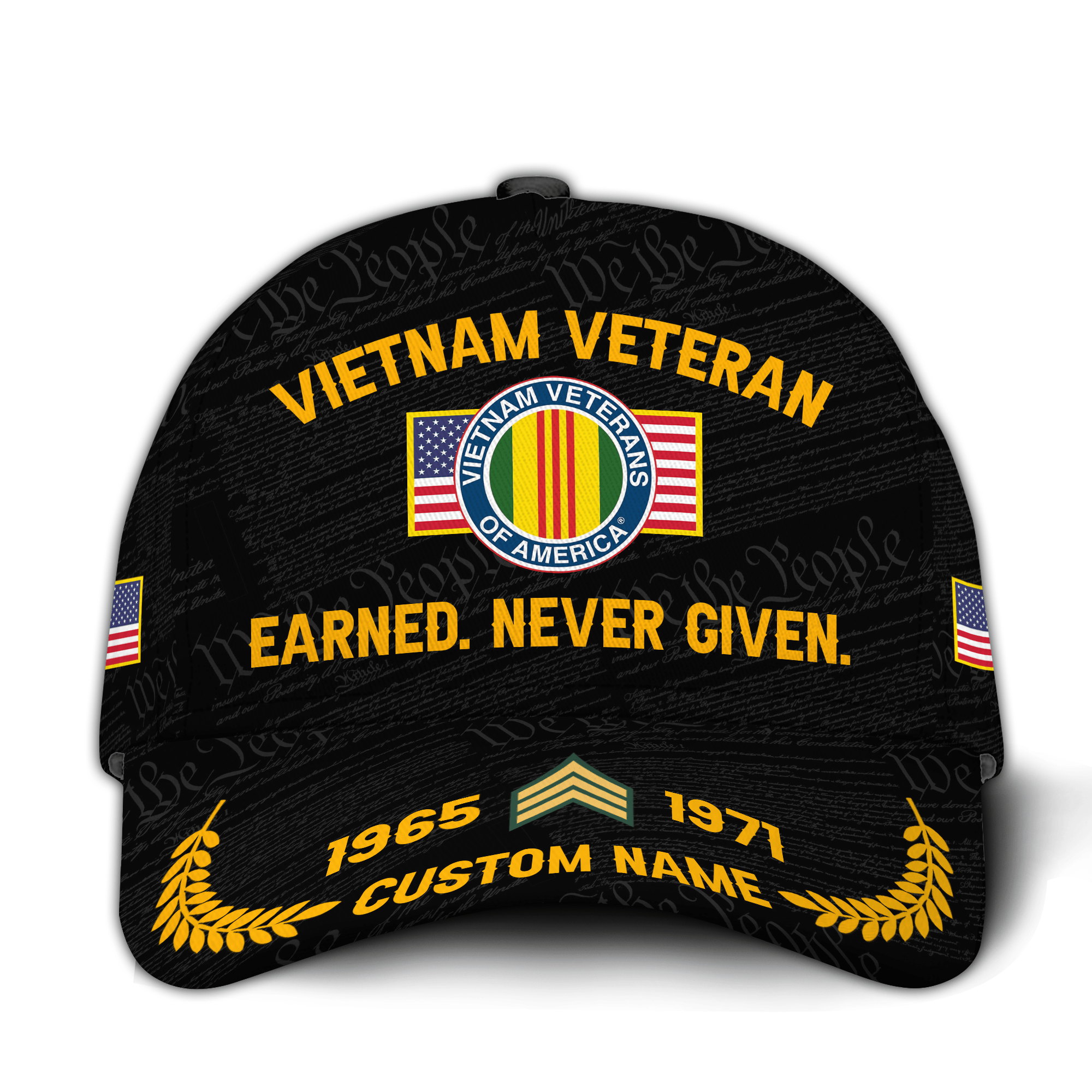Premium Custom Vietnam Veteran Hat VPVC021066, Cap For Vietnam Veterans, Gifts For Veterans Day, Father’s Day