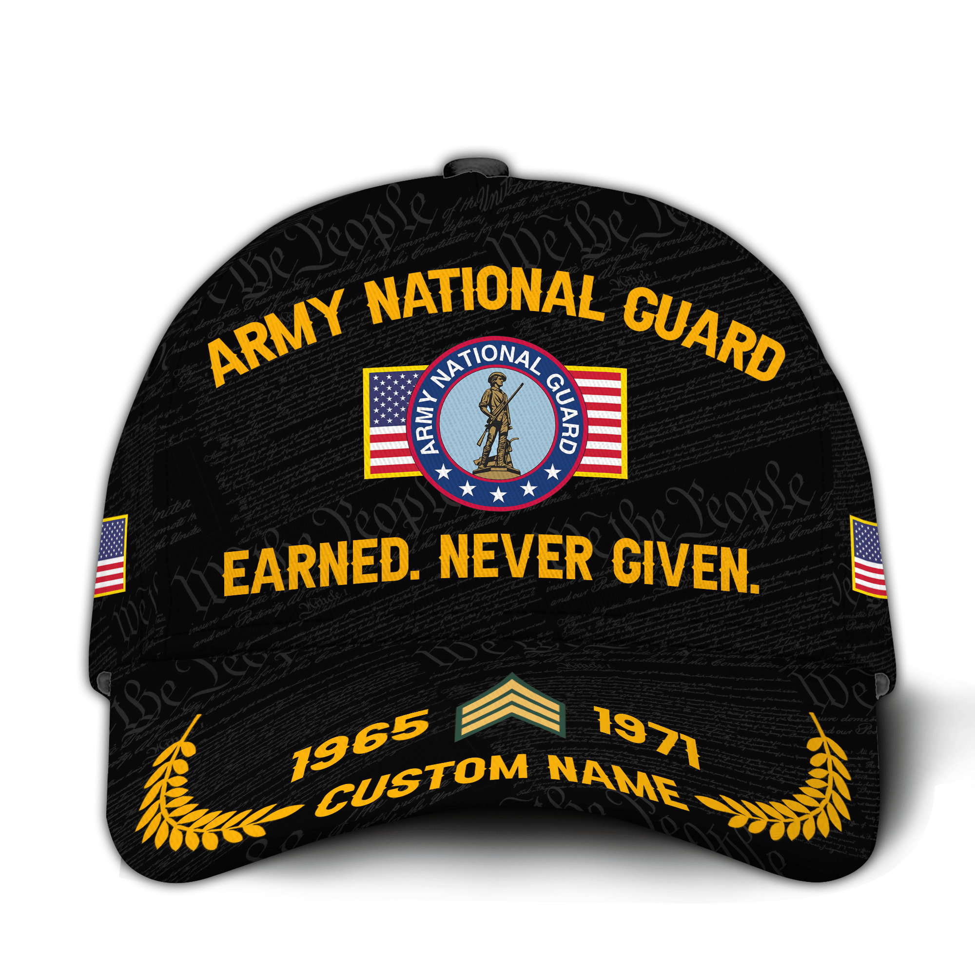 Premium Custom Army National Guard Veteran Hat VPVC021068, Cap For Army National Guard Veteran, Gifts For Veterans Day, Father’s Day