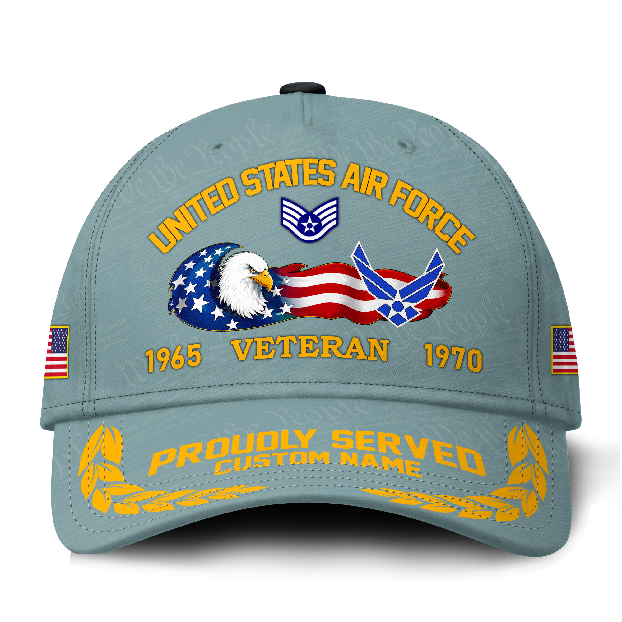 Premium Custom USAF Veteran Hat VPVC021154, Cap For Air Force Veterans, Gifts For Veterans Day, Father’s Day