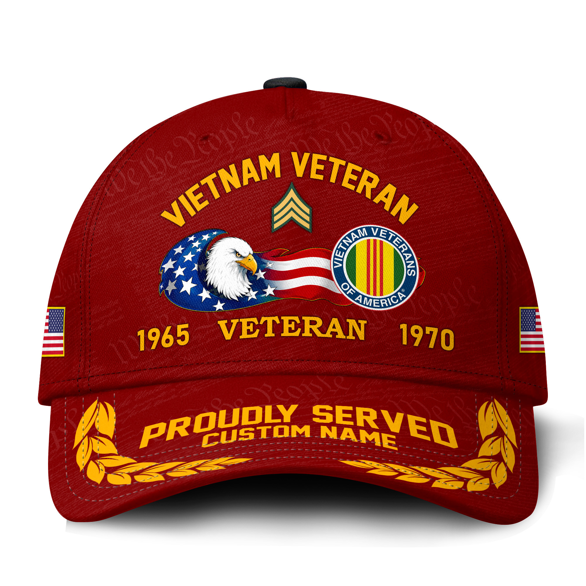 Premium Custom Vietnam Veteran Hat VPVC021156, Cap For Vietnam Veterans, Gifts For Veterans Day, Father’s Day