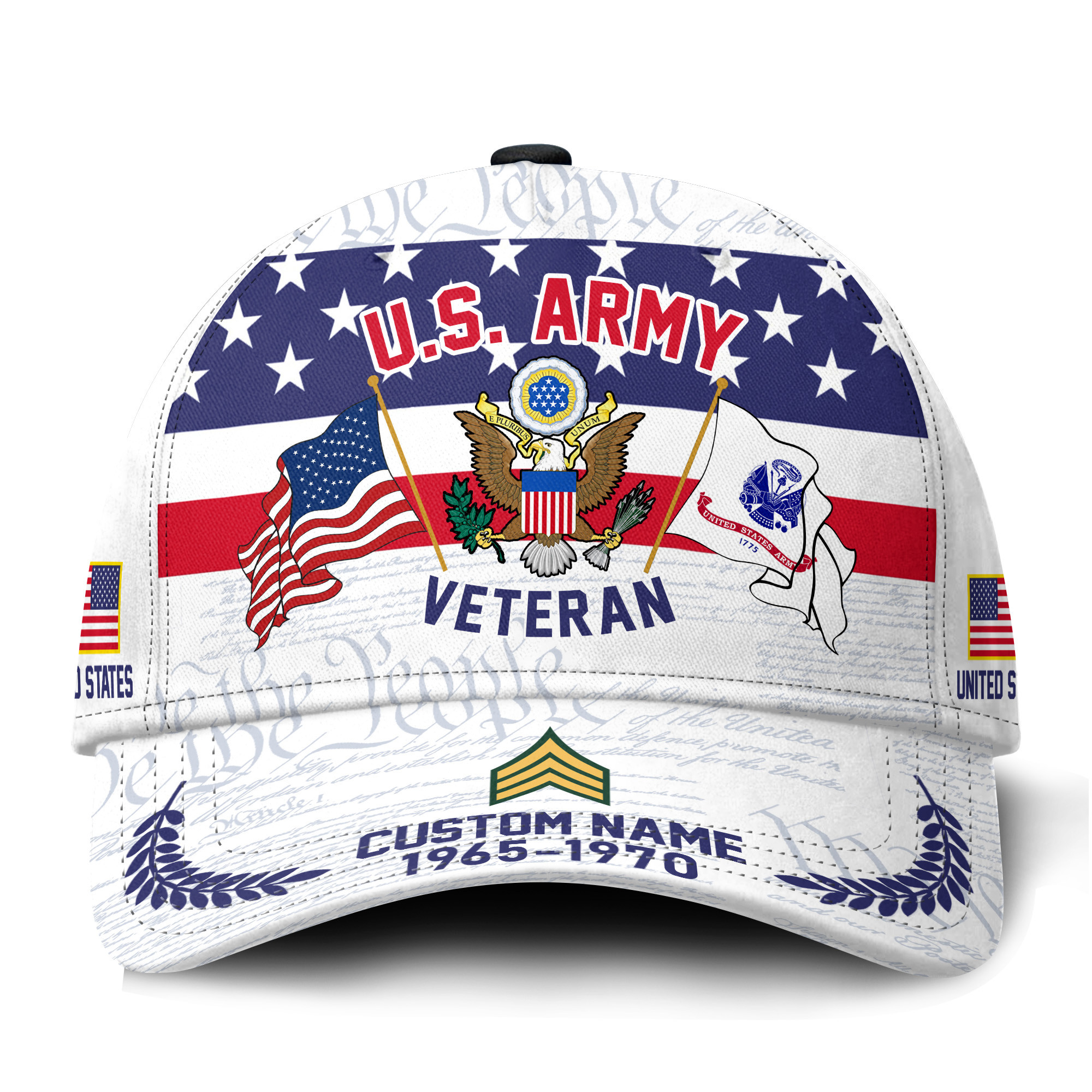 Premium Custom US Army Veteran Hat VPVC021211, Cap For Army Veterans, Gifts For Veterans Day, Father’s Day