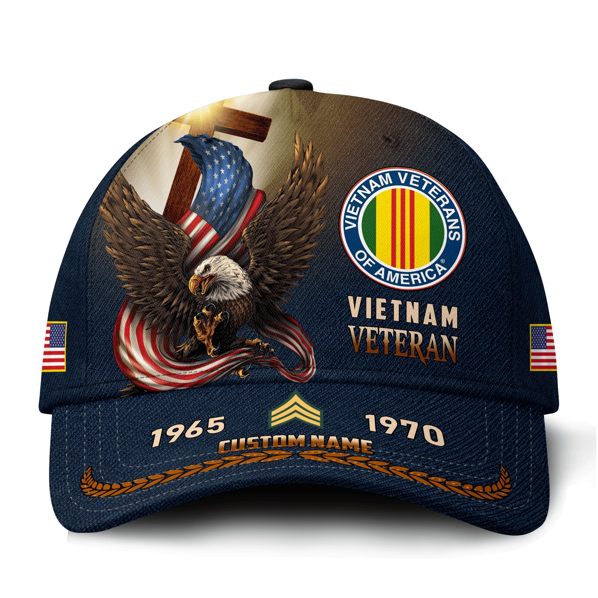 Premium Custom Vietnam Veteran Hat VPVC021226, Cap For Vietnam Veterans, Gifts For Veterans Day, Father’s Day