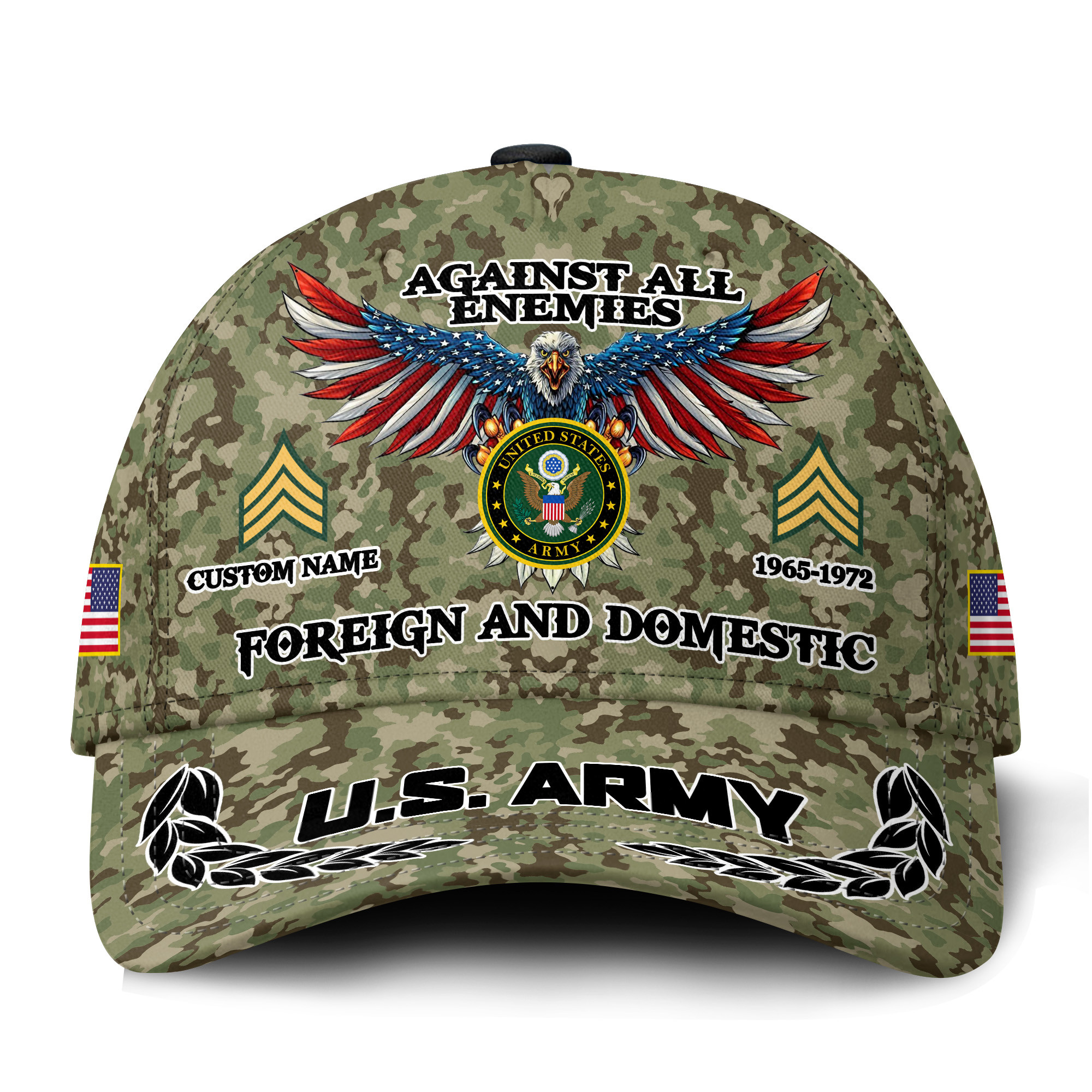 Premium Custom US Army Veteran Hat VPVC0212311, Cap For Army Veterans, Gifts For Veterans Day, Father’s Day