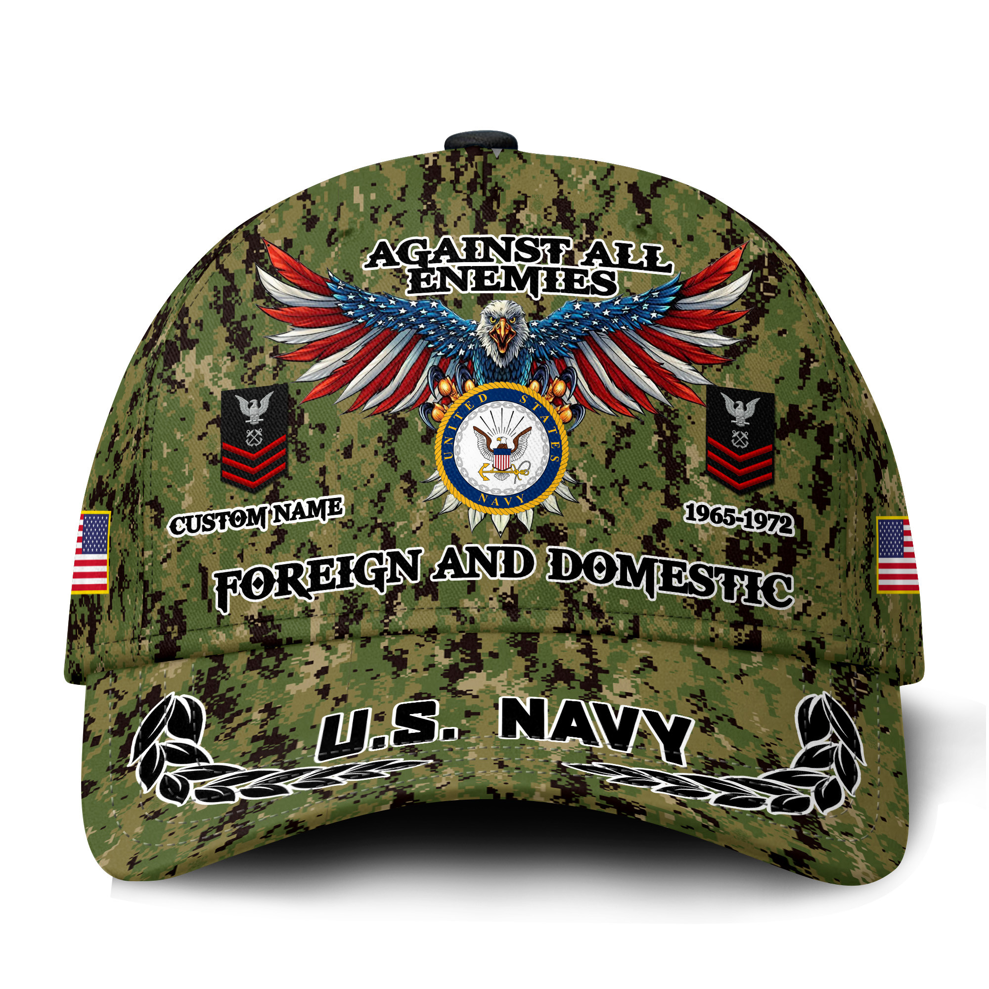 Premium Custom US Navy Veteran Hat VPVC0212313, Cap For Navy Veterans, Gifts For Veterans Day, Father’s Day