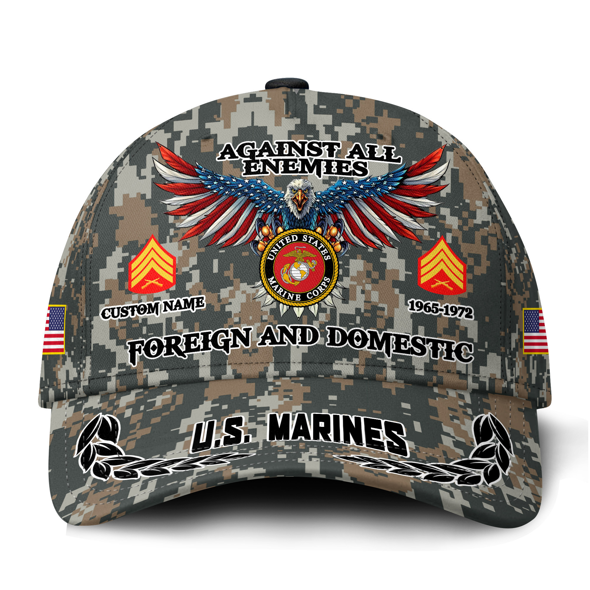 Premium Custom USMC Veteran Hat VPVC0212314, Cap For Marine Veterans, Gifts For Veterans Day, Father’s Day