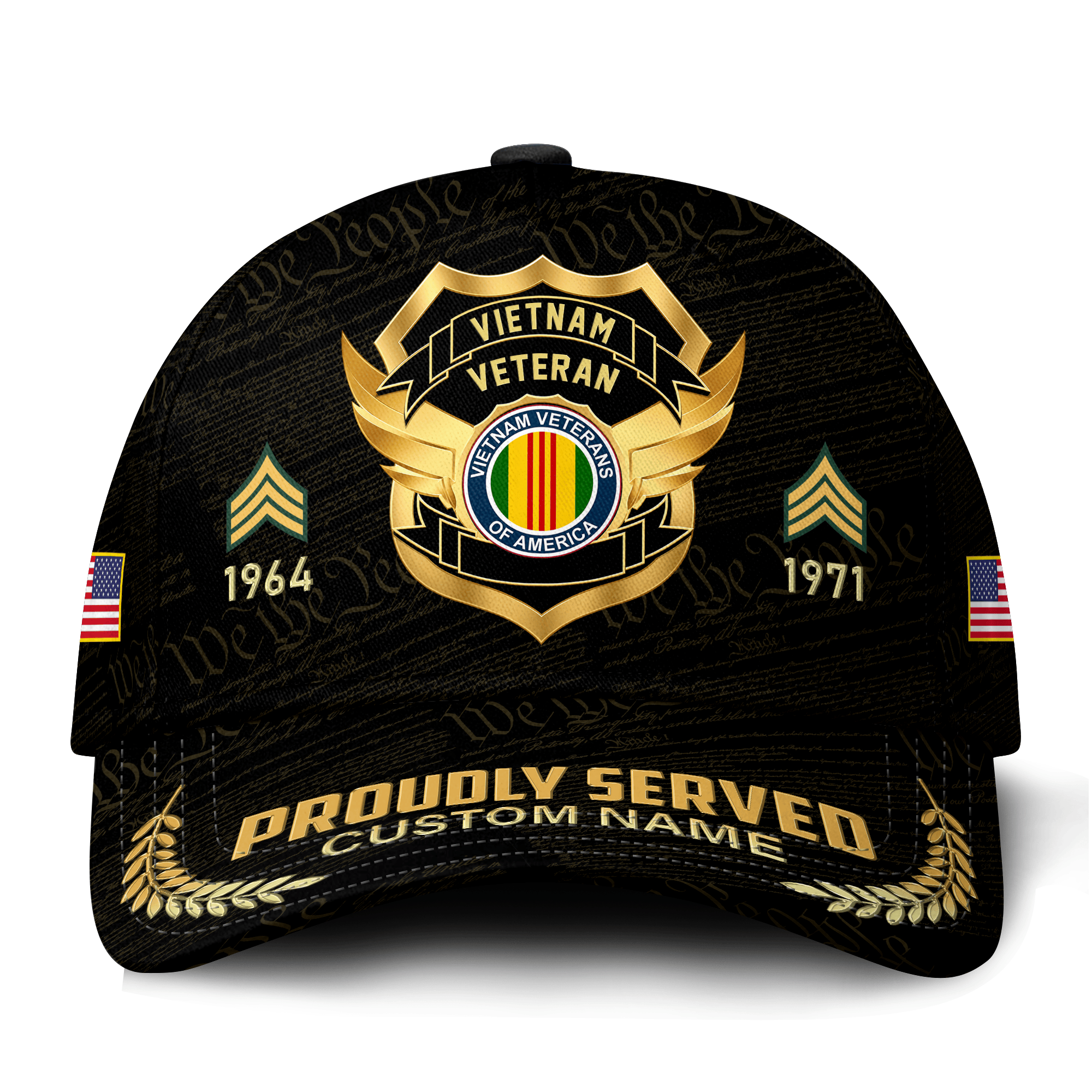 Premium Custom Vietnam Veteran Hat VPVC021246, Cap For Vietnam Veterans, Gifts For Veterans Day, Father’s Day