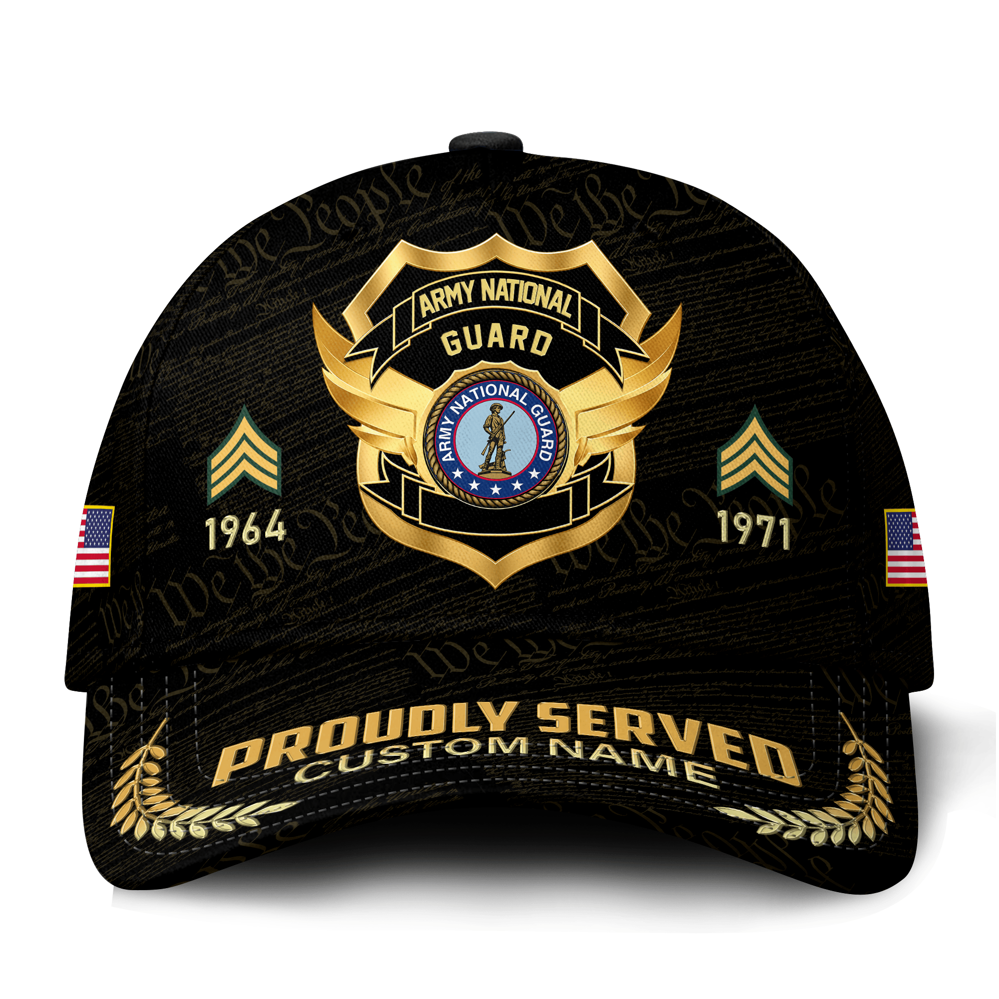 Premium Custom Army National Guard Veteran Hat VPVC021248, Cap For Army National Guard Veteran, Gifts For Veterans Day, Father’s Day
