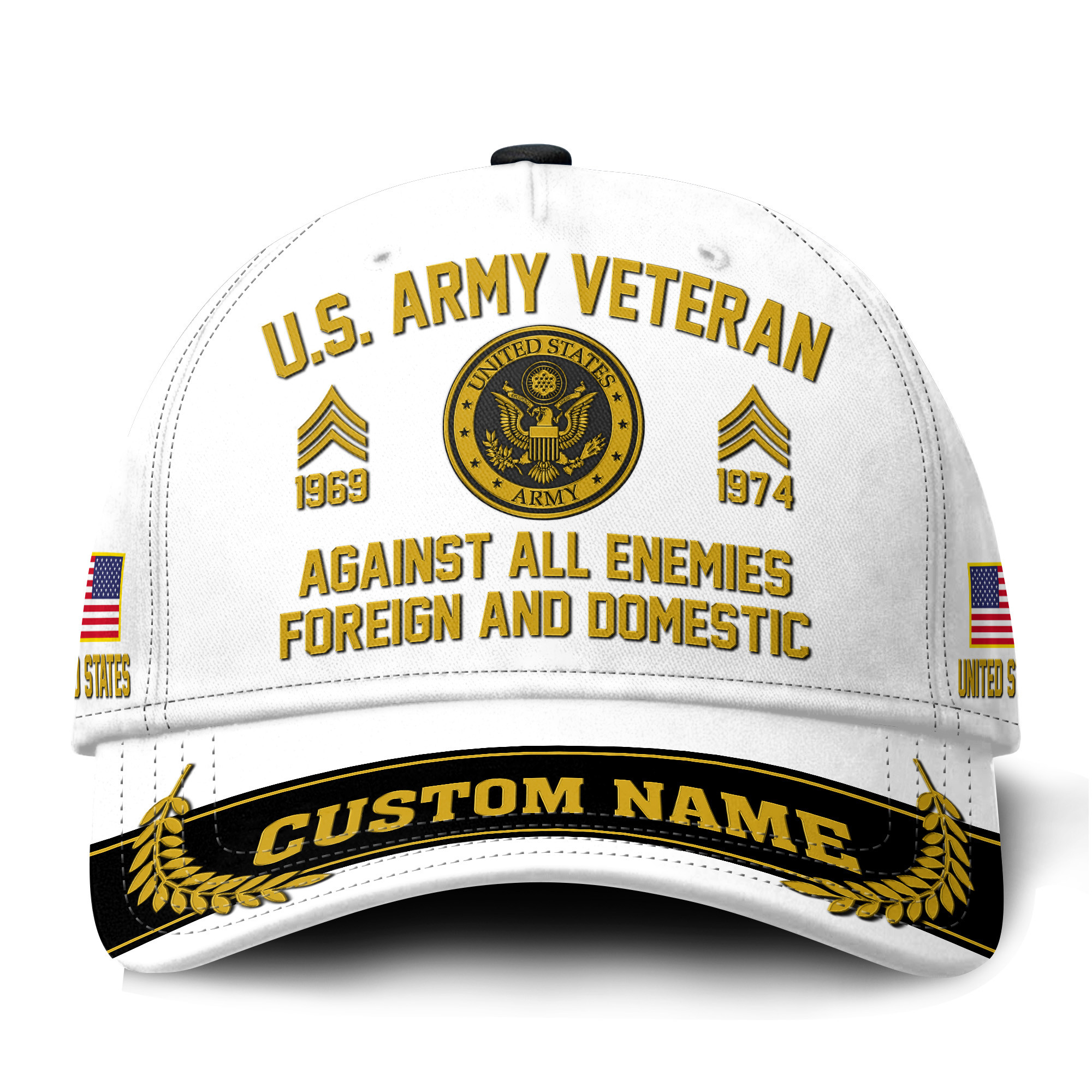 Premium Custom US Army Veteran Hat VPVC021251, Cap For Army Veterans, Gifts For Veterans Day, Father’s Day