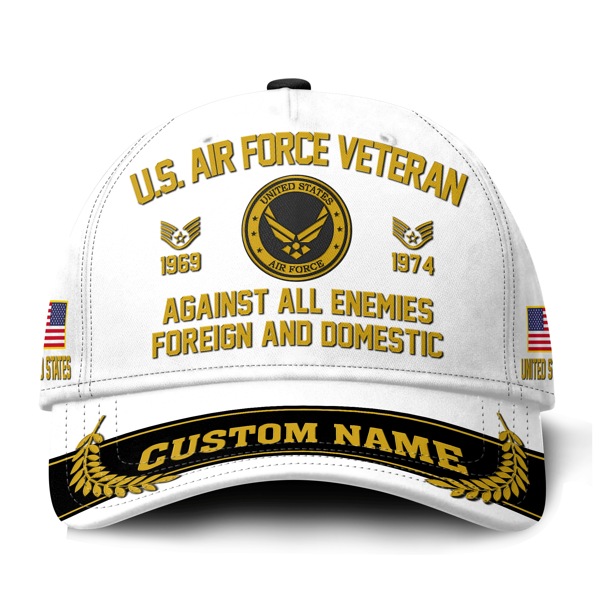 Premium Custom USAF Veteran Hat VPVC021254, Cap For Air Force Veterans, Gifts For Veterans Day, Father’s Day