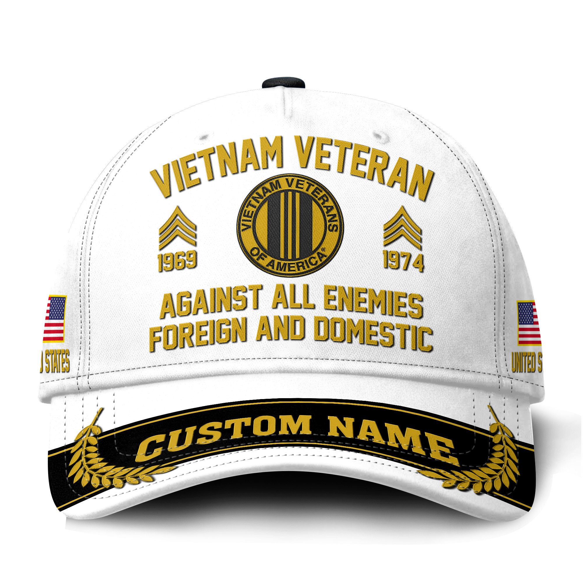 Premium Custom Vietnam Veteran Hat VPVC021256, Cap For Vietnam Veterans, Gifts For Veterans Day, Father’s Day