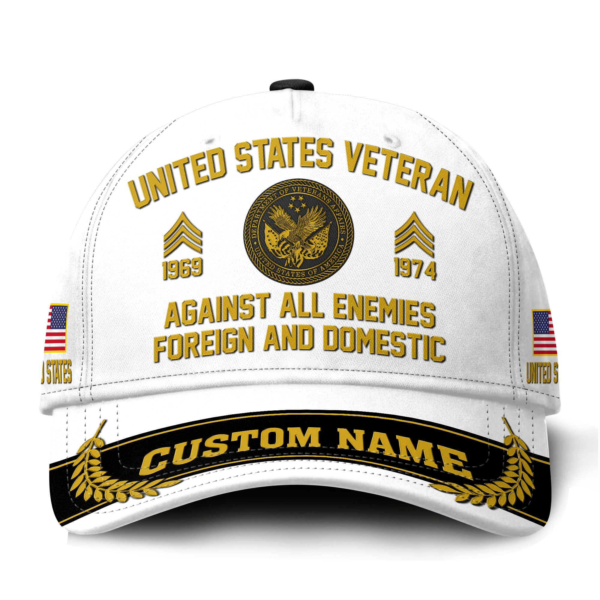Premium Custom US Veteran Hat VPVC021257, Cap For US Veterans, Gifts For Veterans Day, Father’s Day