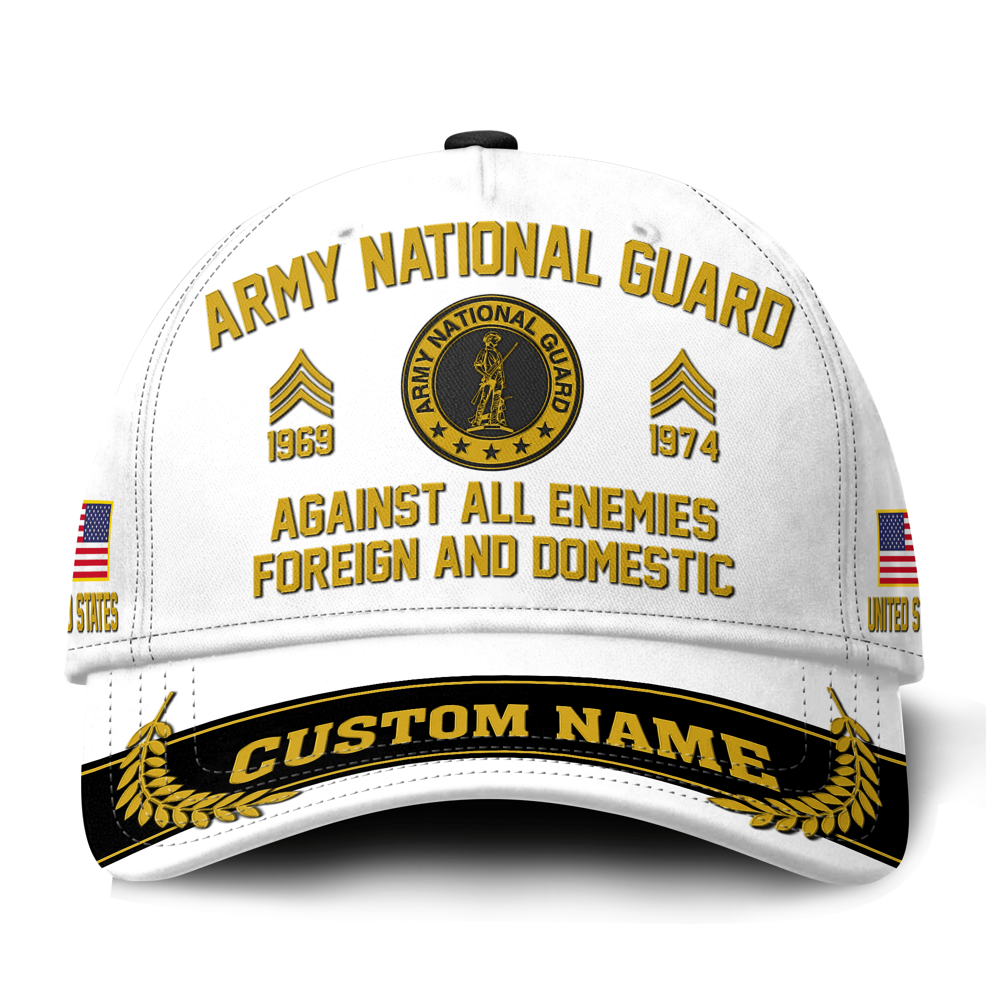 Premium Custom Army National Guard Veteran Hat VPVC021258, Cap For Army National Guard Veteran, Gifts For Veterans Day, Father’s Day