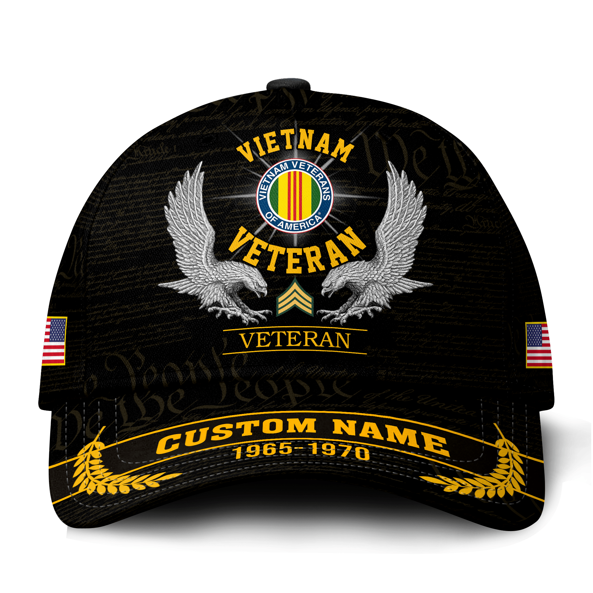 Premium Custom Vietnam Veteran Hat VPVC021286, Cap For Vietnam Veterans, Gifts For Veterans Day, Father’s Day