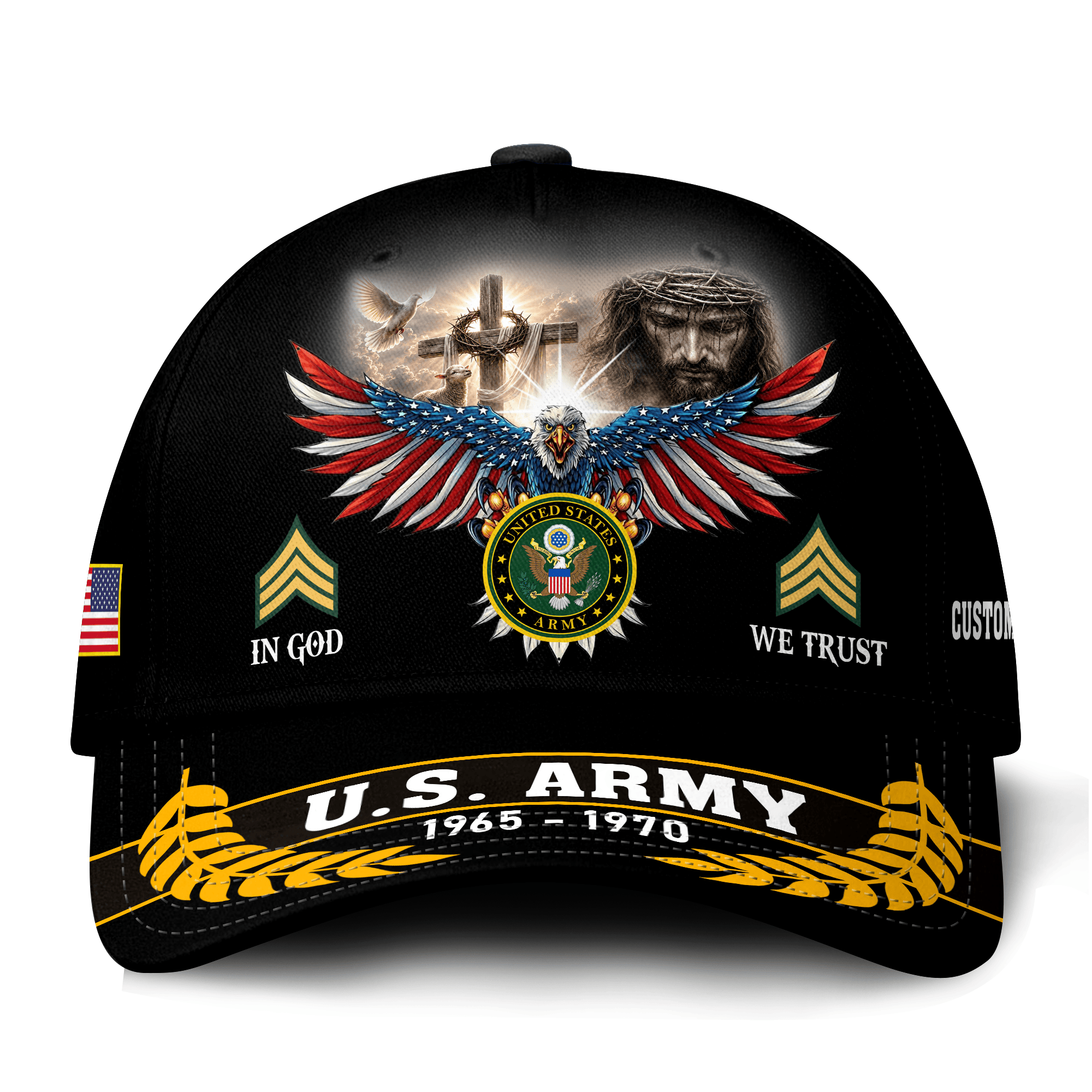 Premium Custom US Army Veteran Hat VPVC021291, Cap For Army Veterans, Gifts For Veterans Day, Father’s Day