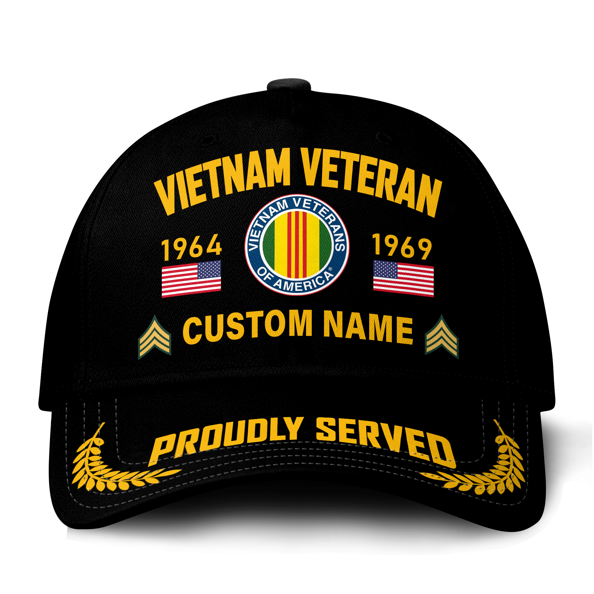 Premium Custom Vietnam Veteran Hat VPVC021336, Cap For Vietnam Veterans, Gifts For Veterans Day, Father’s Day