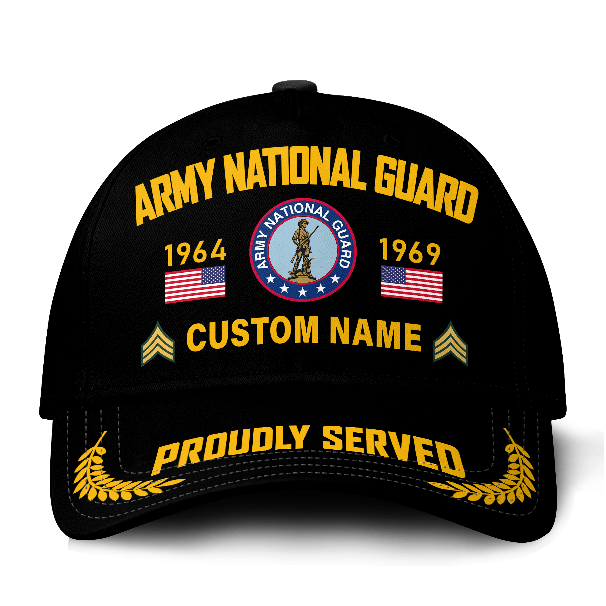 Premium Custom Army National Guard Veteran Hat VPVC021338, Cap For Army National Guard Veteran, Gifts For Veterans Day, Father’s Day