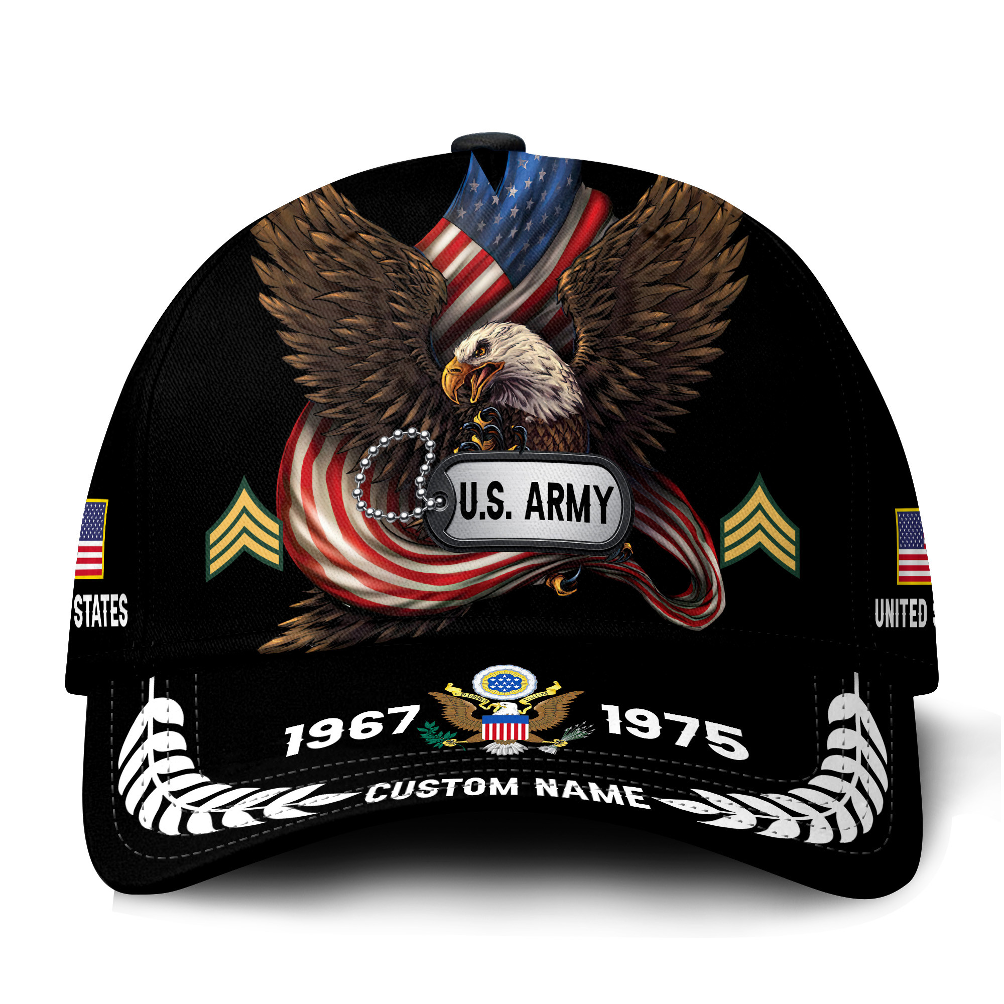Premium Custom US Army Veteran Hat VPVC021351, Cap For Army Veterans, Gifts For Veterans Day, Father’s Day