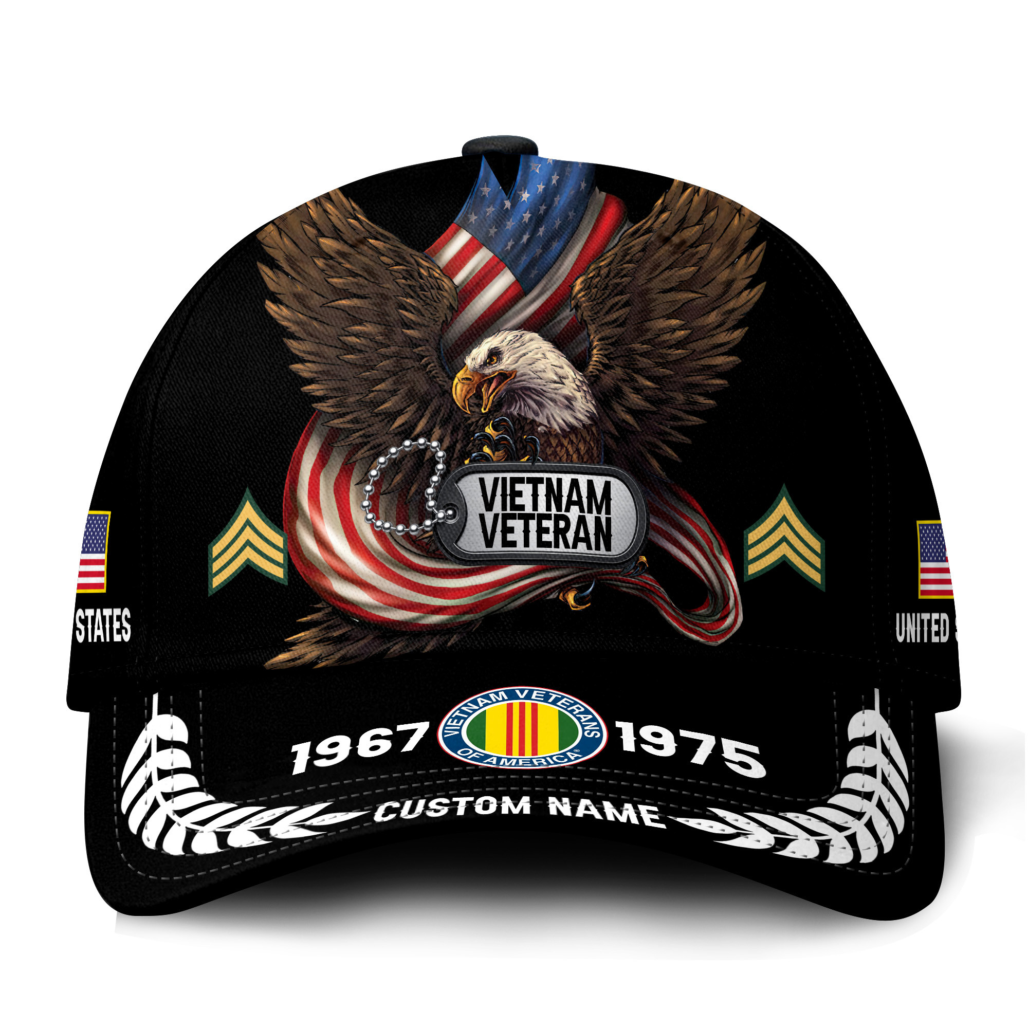Premium Custom Vietnam Veteran Hat VPVC021356, Cap For Vietnam Veterans, Gifts For Veterans Day, Father’s Day