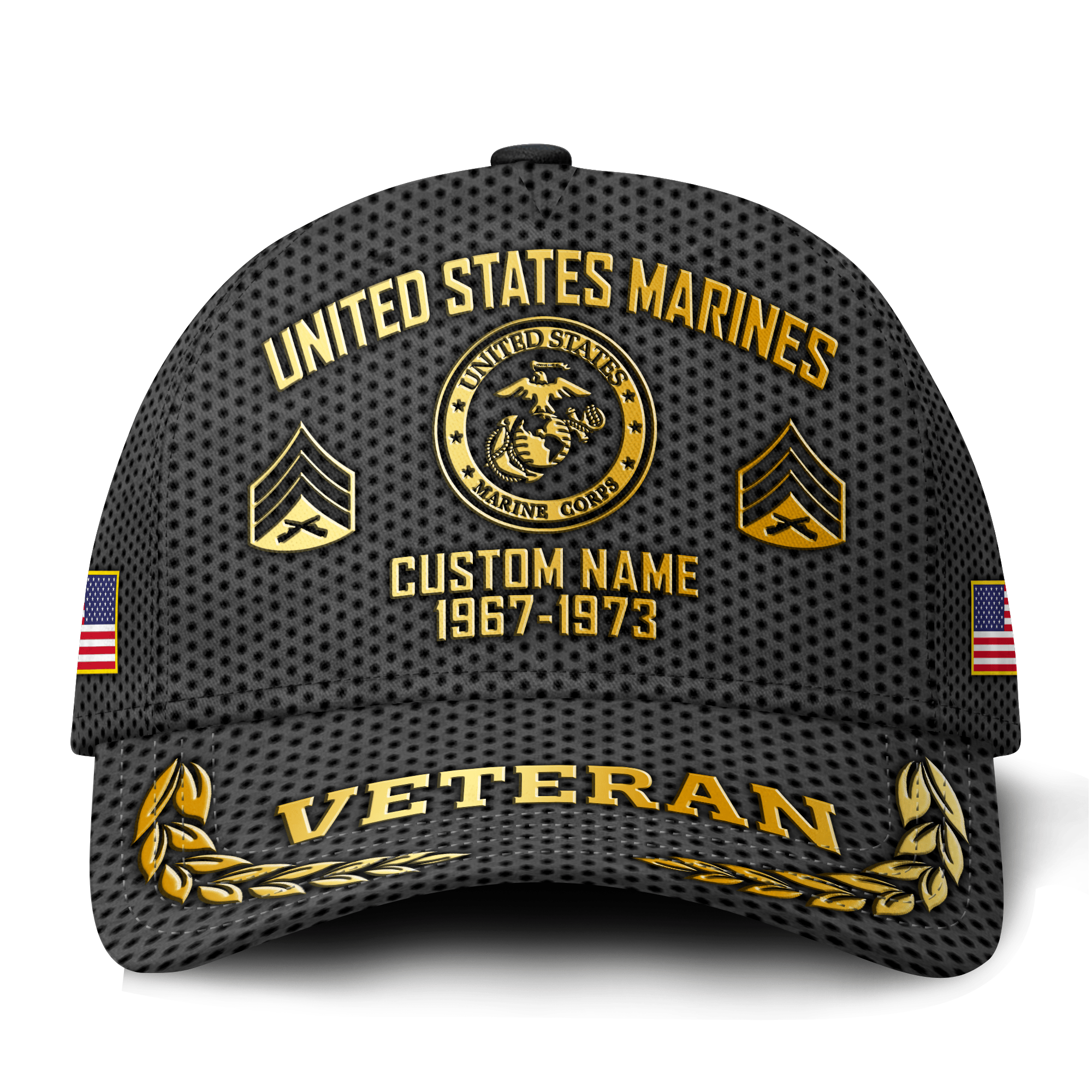 Premium Custom USMC Veteran Hat VPVC021363, Cap For Marine Veterans, Gifts For Veterans Day, Father’s Day