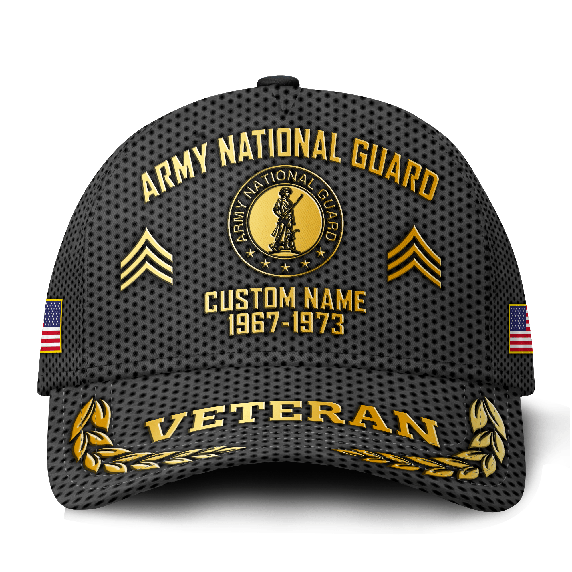 Premium Custom Army National Guard Veteran Hat VPVC021368, Cap For Army National Guard Veteran, Gifts For Veterans Day, Father’s Day