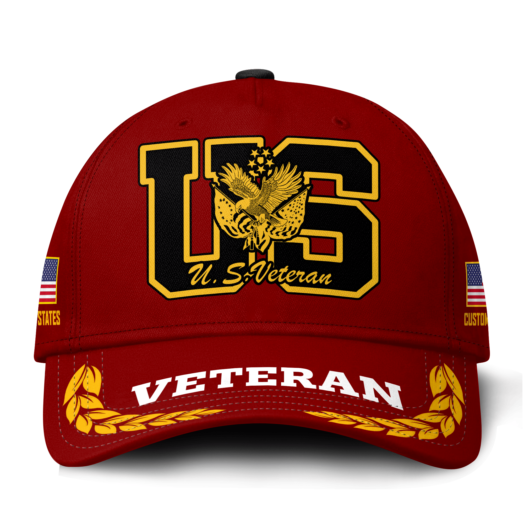 Premium Custom US Veteran Hat VPVC021377, Cap For US Veterans, Gifts For Veterans Day, Father’s Day