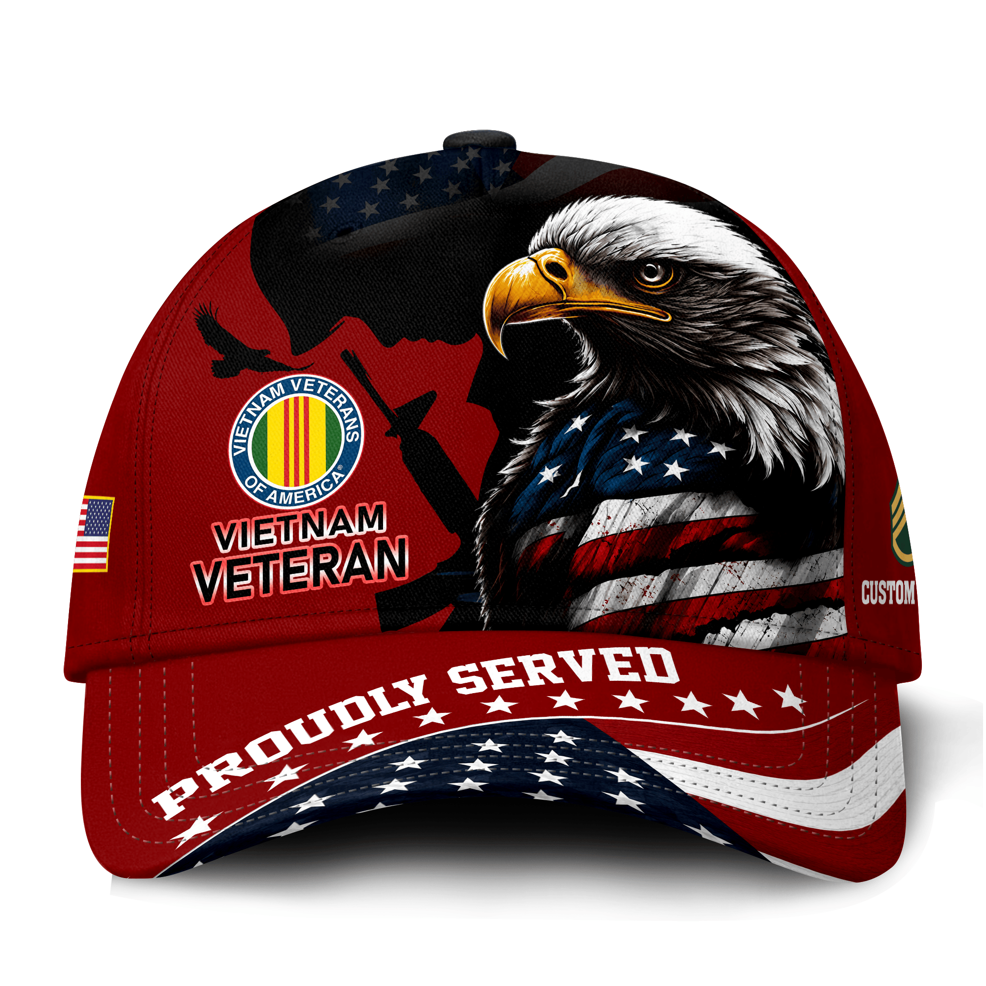 Premium Custom Vietnam Veteran Hat VPVC021386, Cap For Vietnam Veterans, Gifts For Veterans Day, Father’s Day